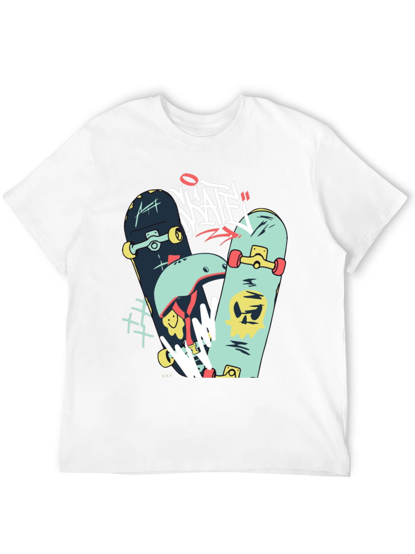 Skateboards Graphic Black T-Shirt