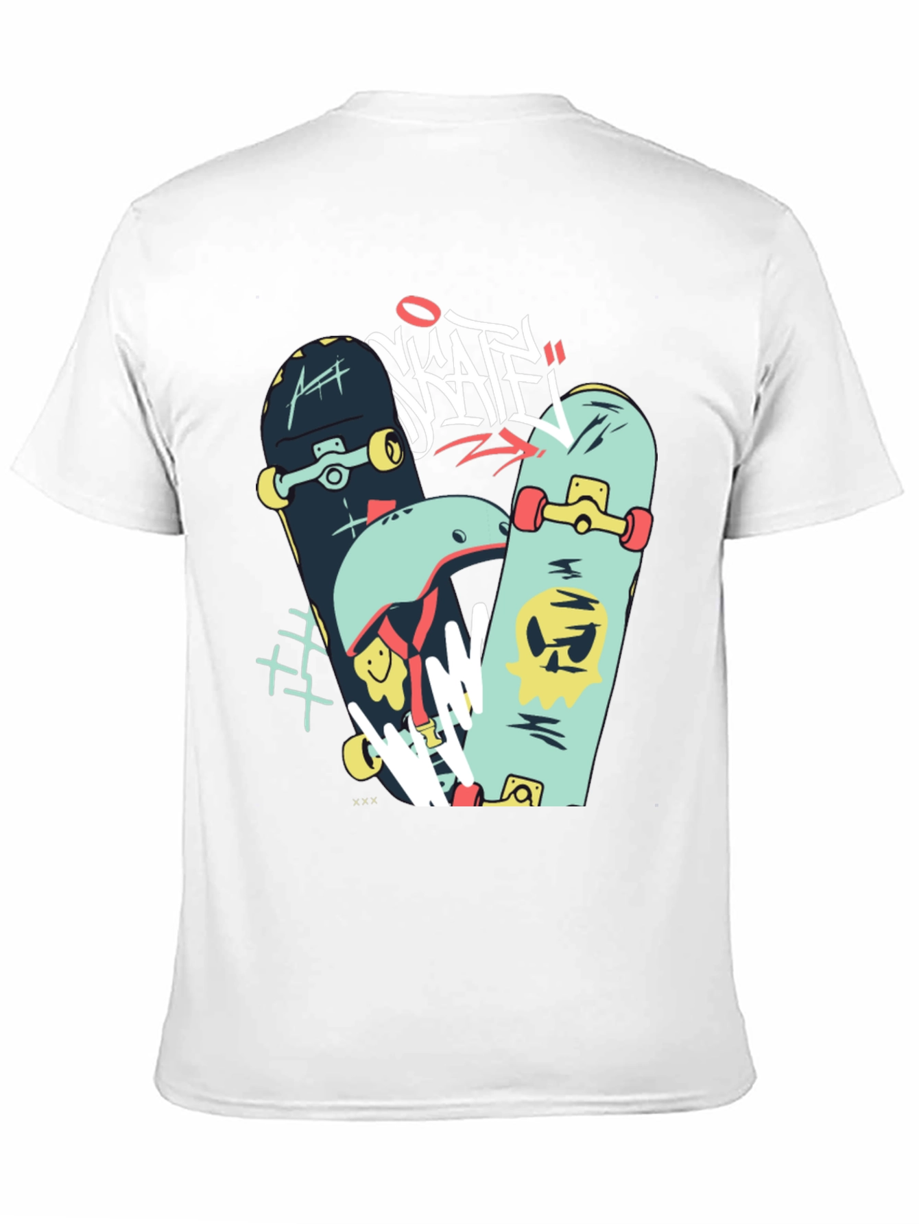 Skateboards Graphic Black T-Shirt
