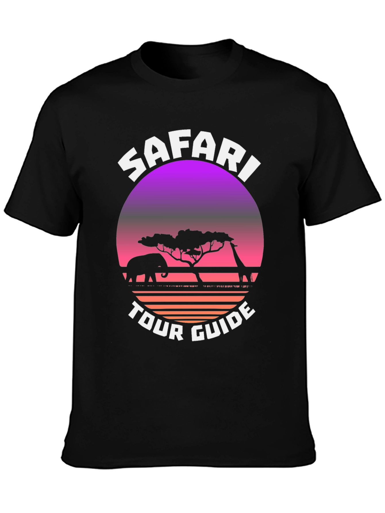 Safari Tour Guide Graphic T-Shirt