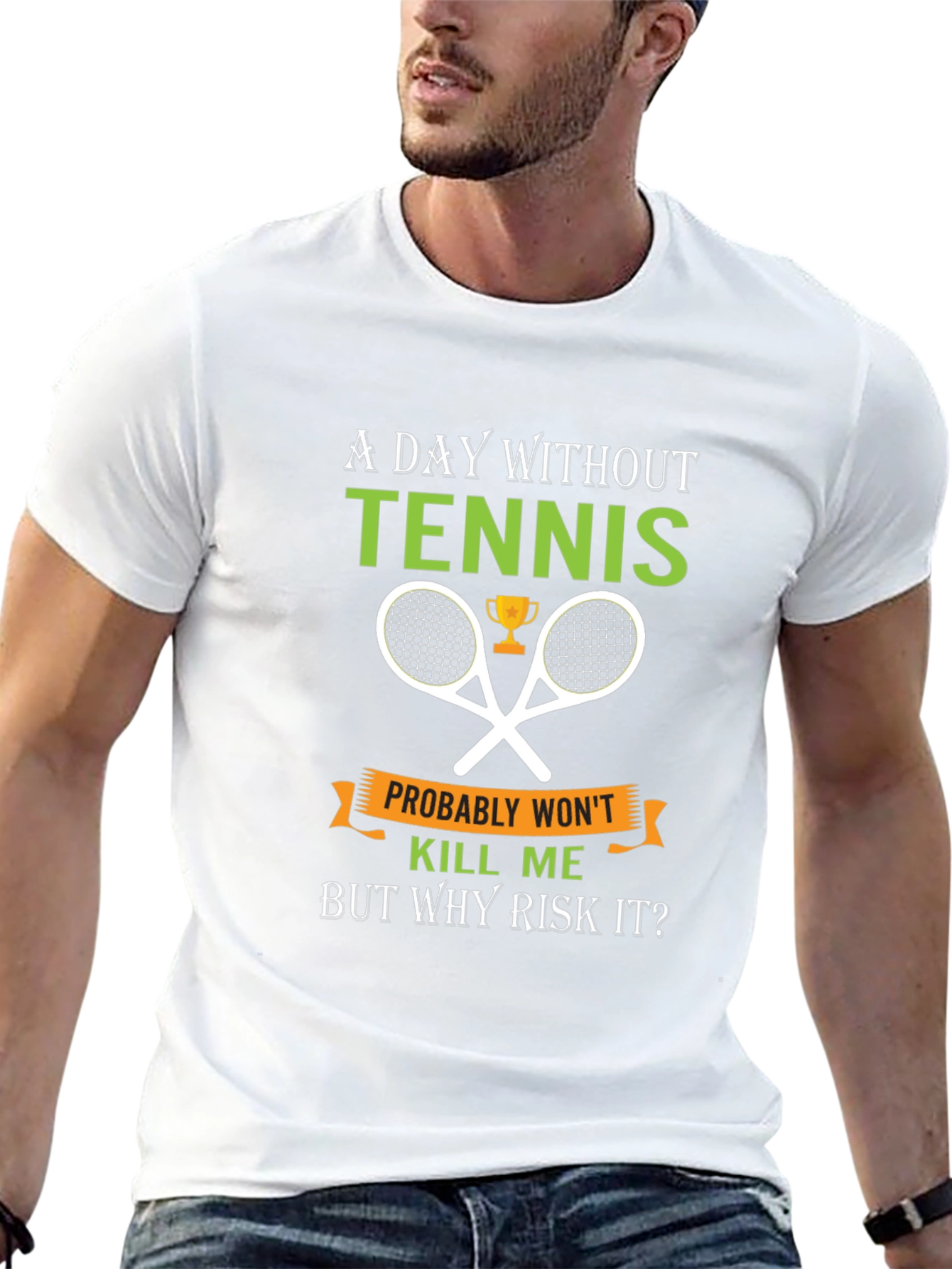 Funny Tennis Graphic T-Shirt