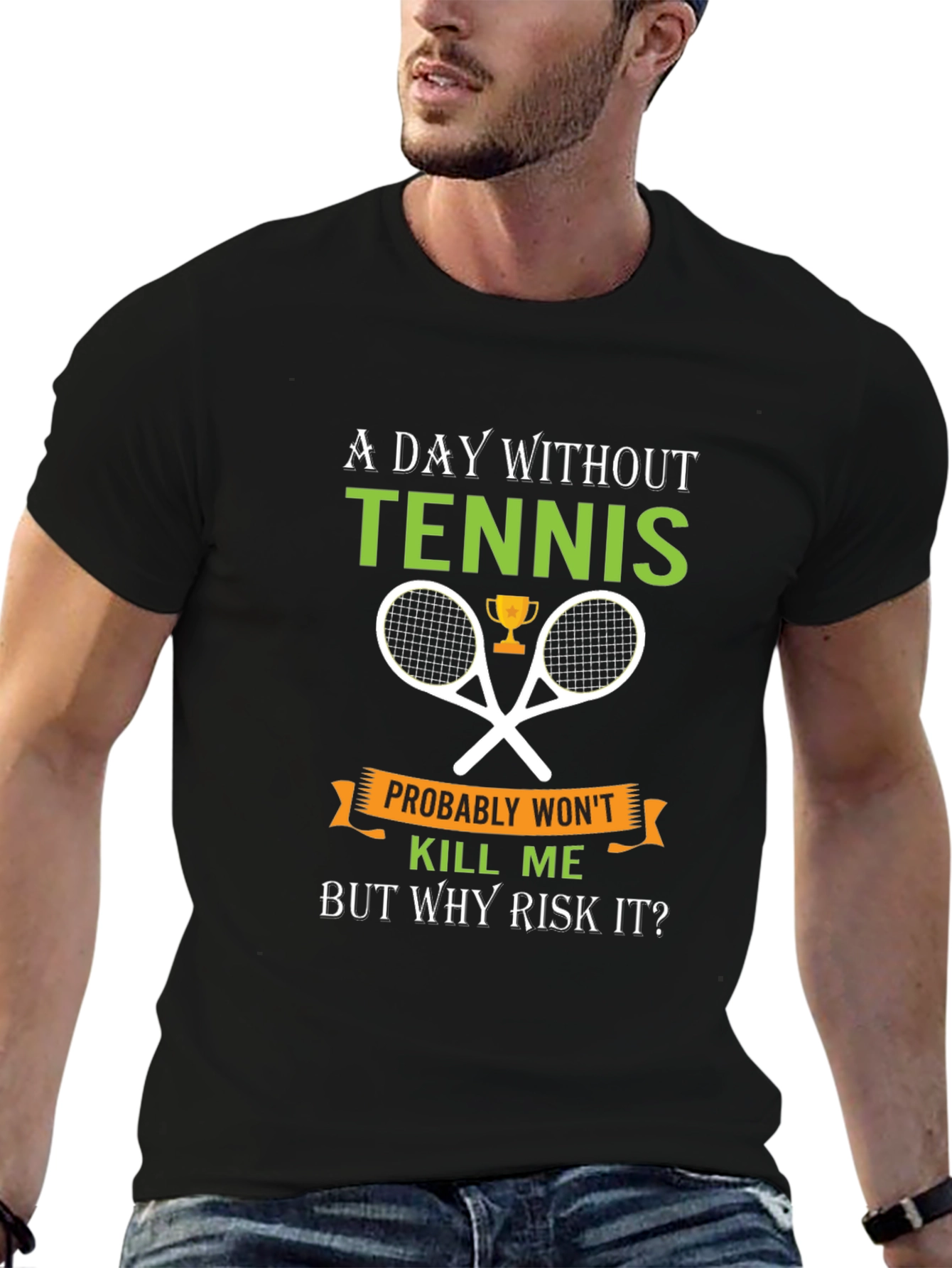 Funny Tennis Graphic T-Shirt