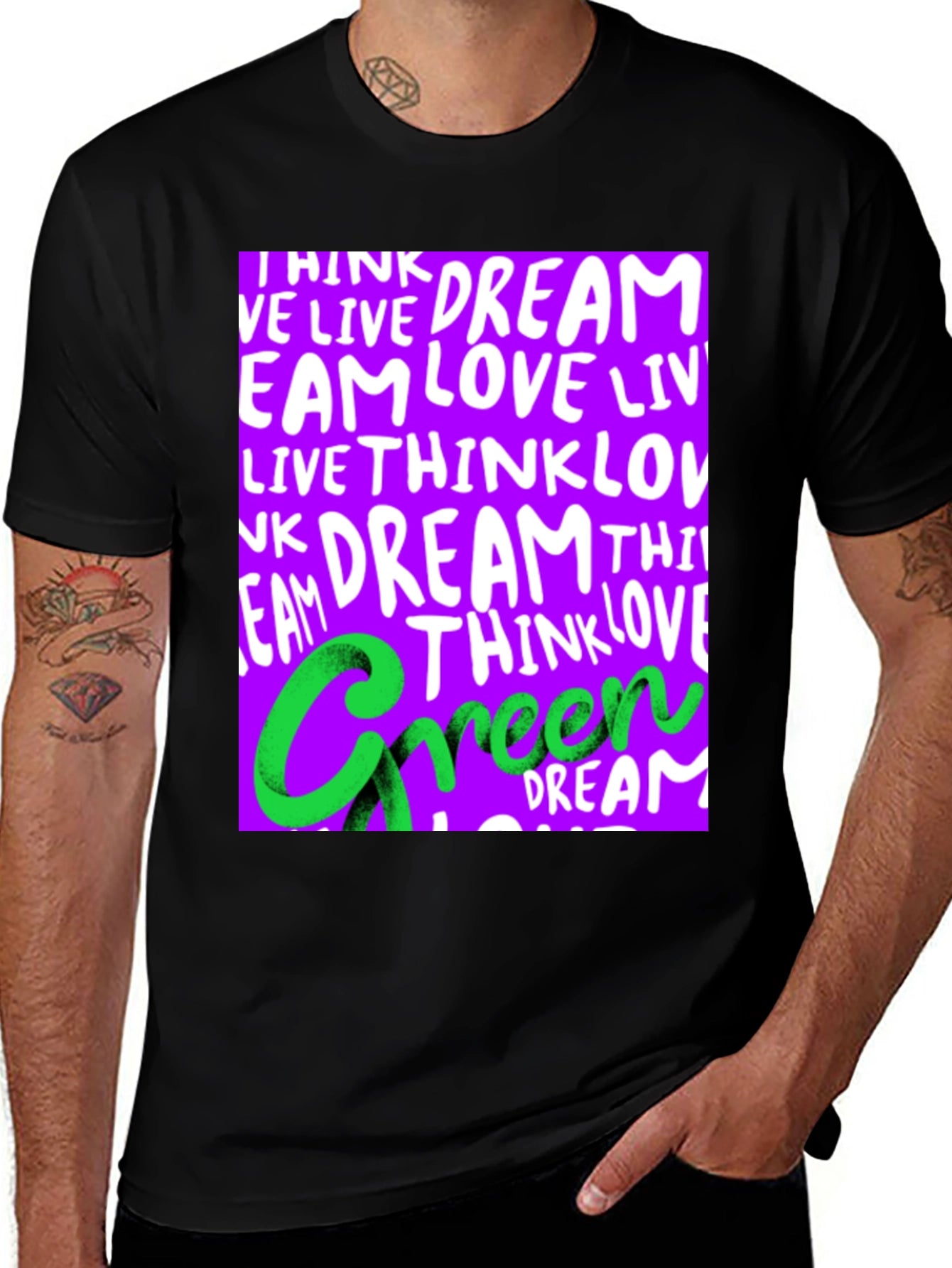 Dream Live Love Green T-Shirt