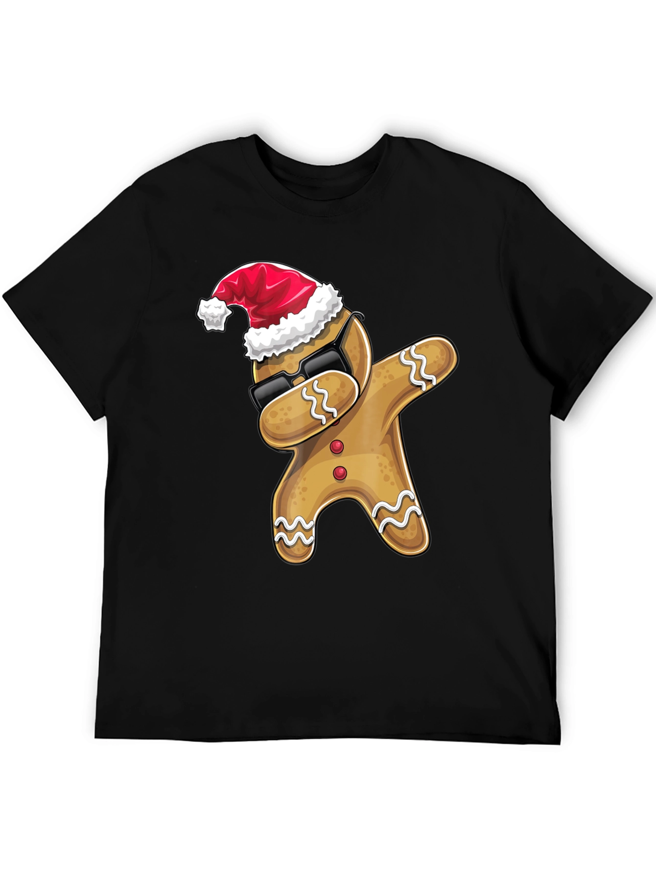 Dabbing Gingerbread Man Christmas T-Shirt