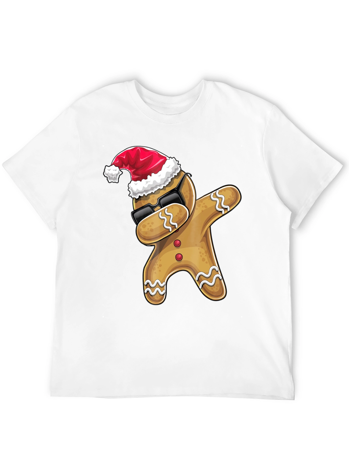 Dabbing Gingerbread Man Christmas T-Shirt