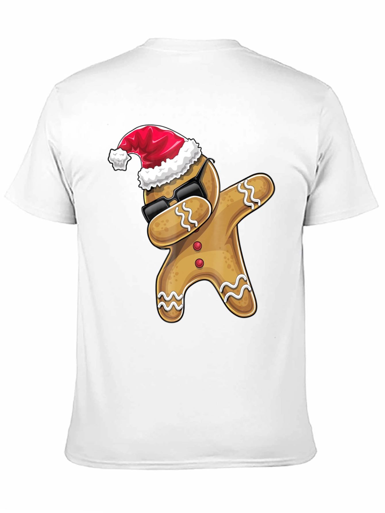 Dabbing Gingerbread Man Christmas T-Shirt