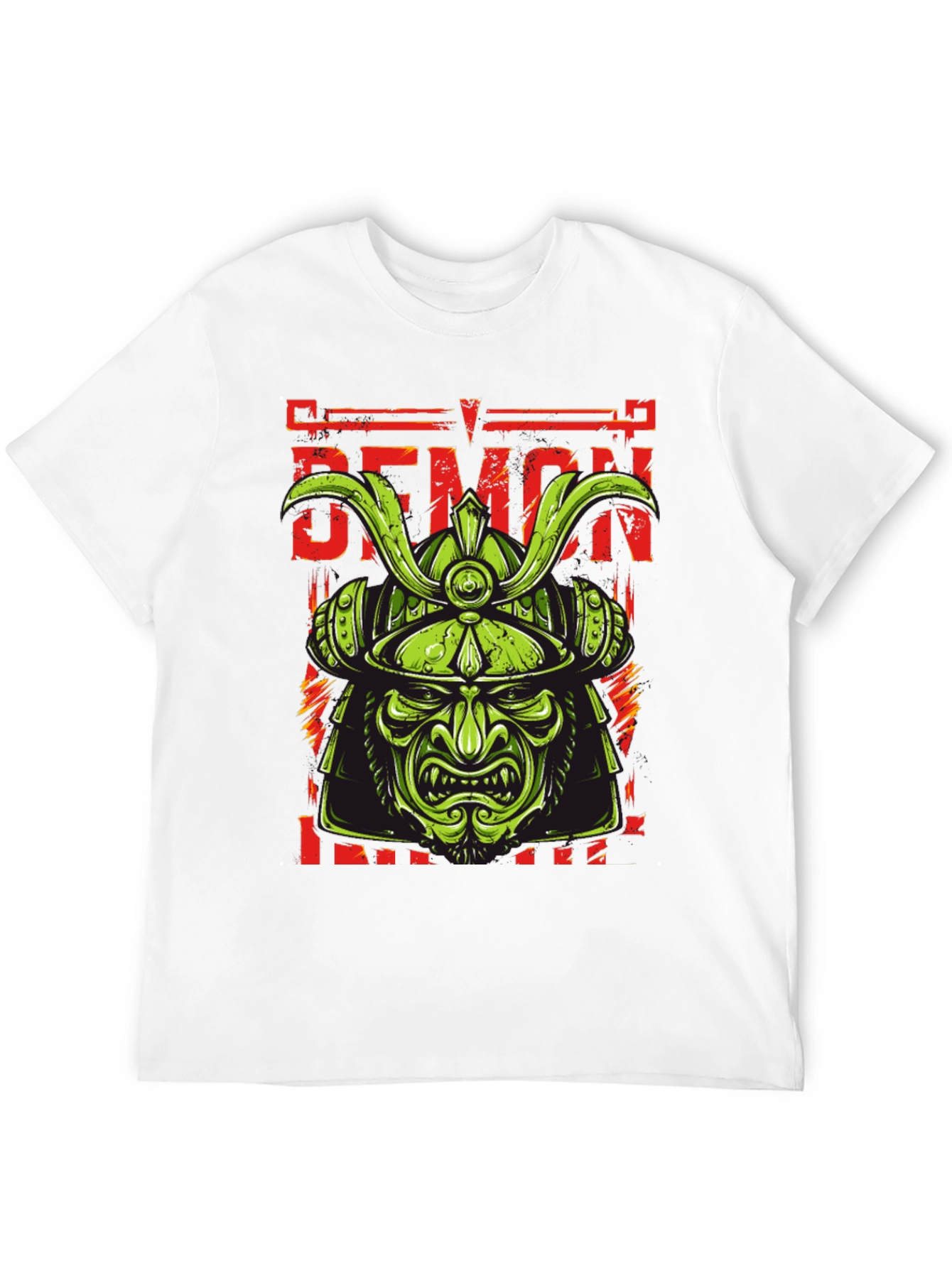 Samurai Demon T-Shirt - Warrior Graphic Tee