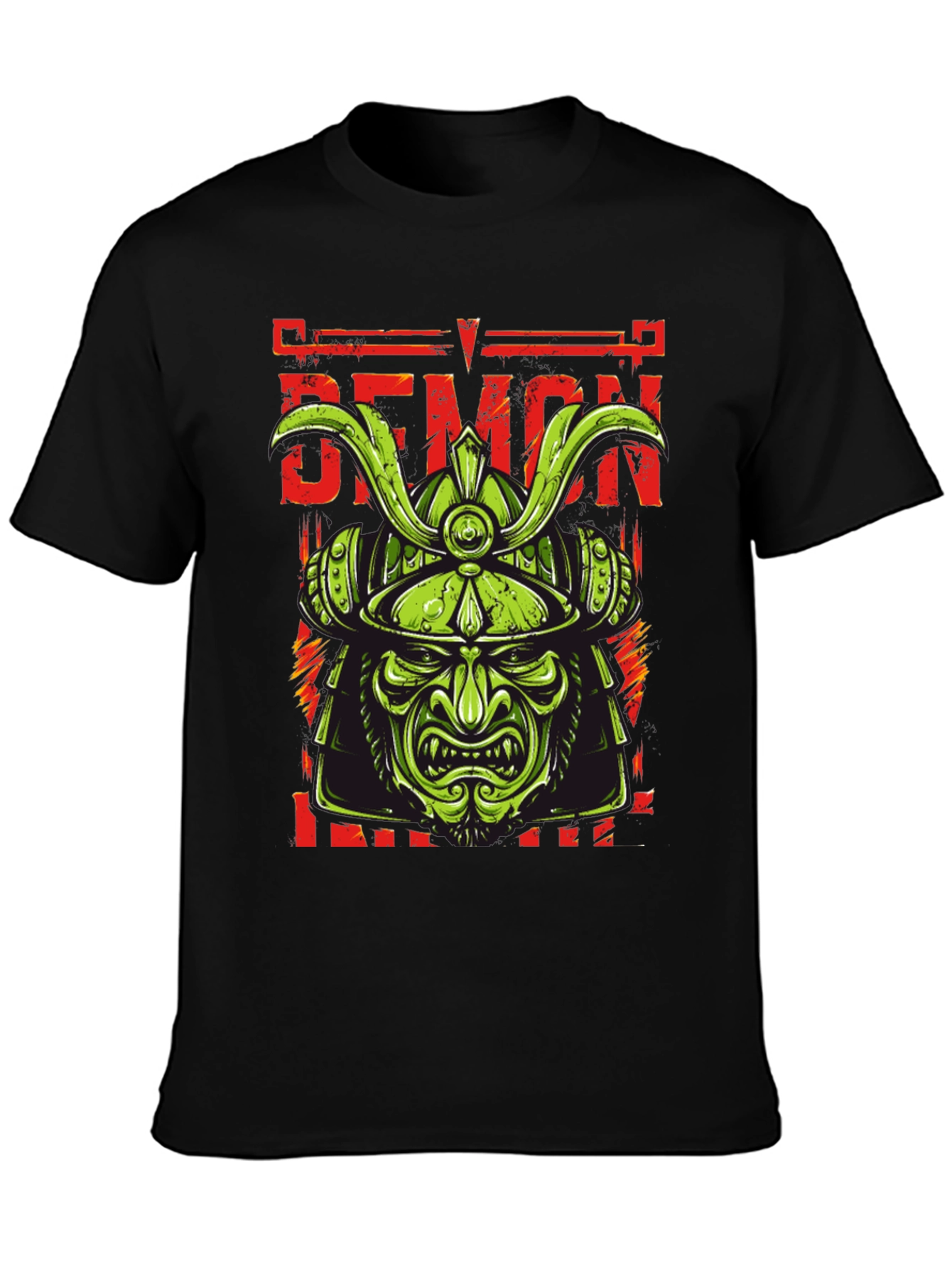 Samurai Demon T-Shirt - Warrior Graphic Tee