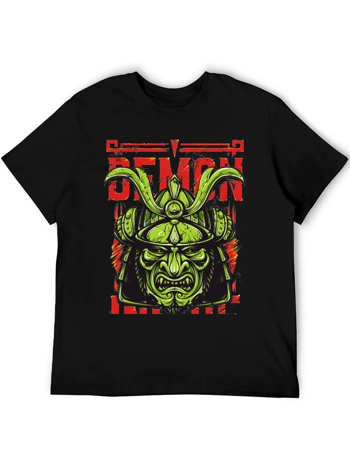 Samurai Demon T-Shirt - Warrior Graphic Tee