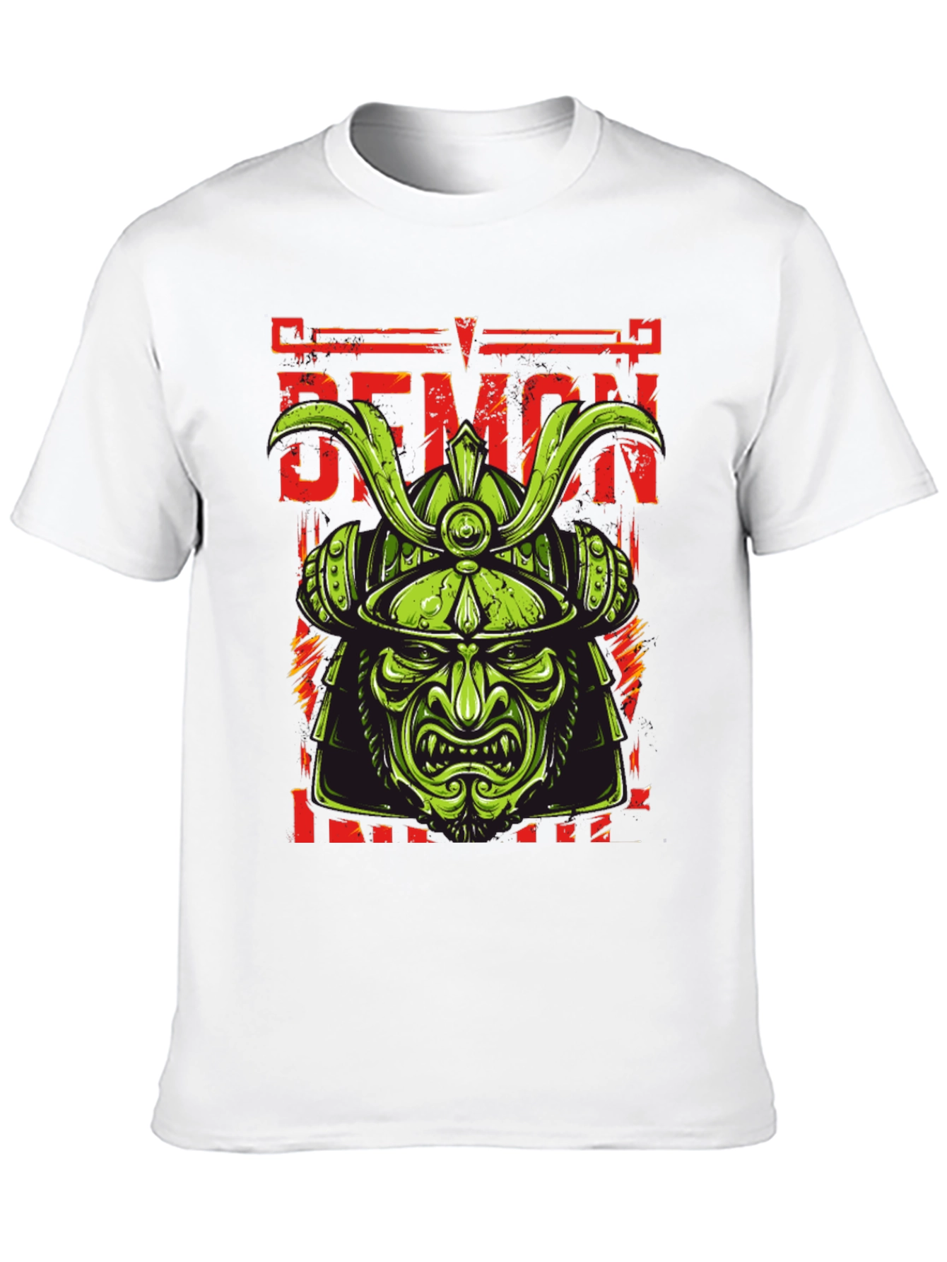 Samurai Demon T-Shirt - Warrior Graphic Tee