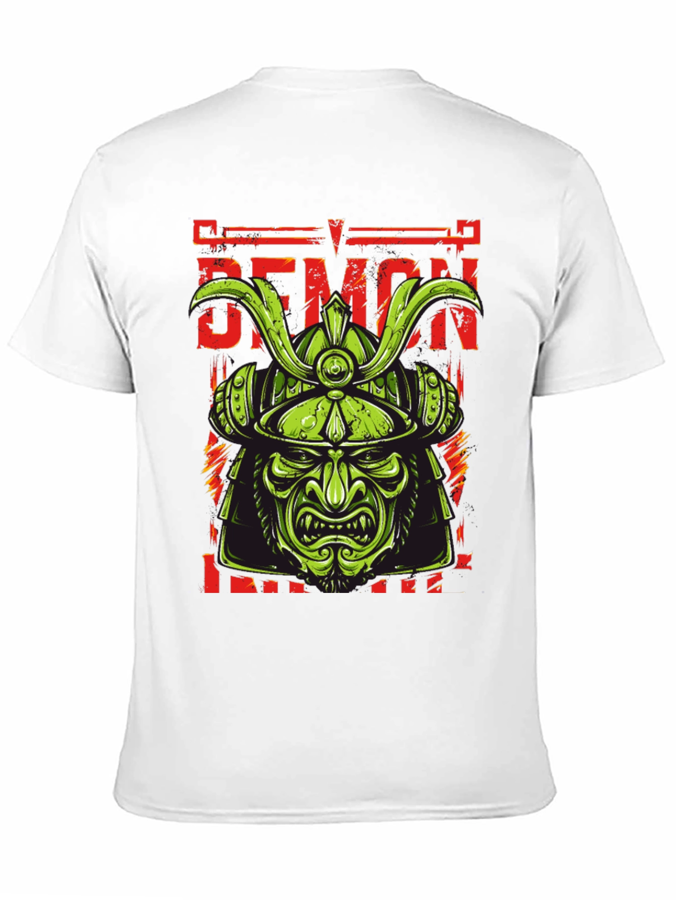 Samurai Demon T-Shirt - Warrior Graphic Tee