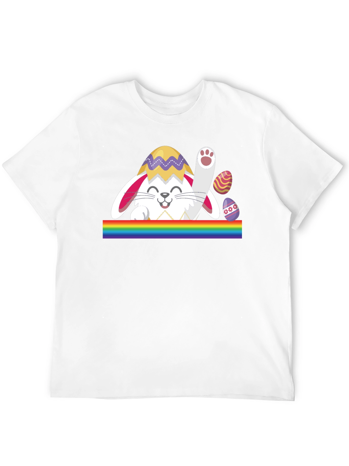 Easter Bunny Egg Rainbow T-Shirt