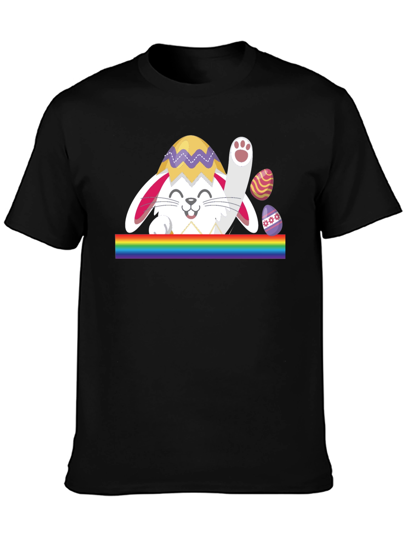 Easter Bunny Egg Rainbow T-Shirt