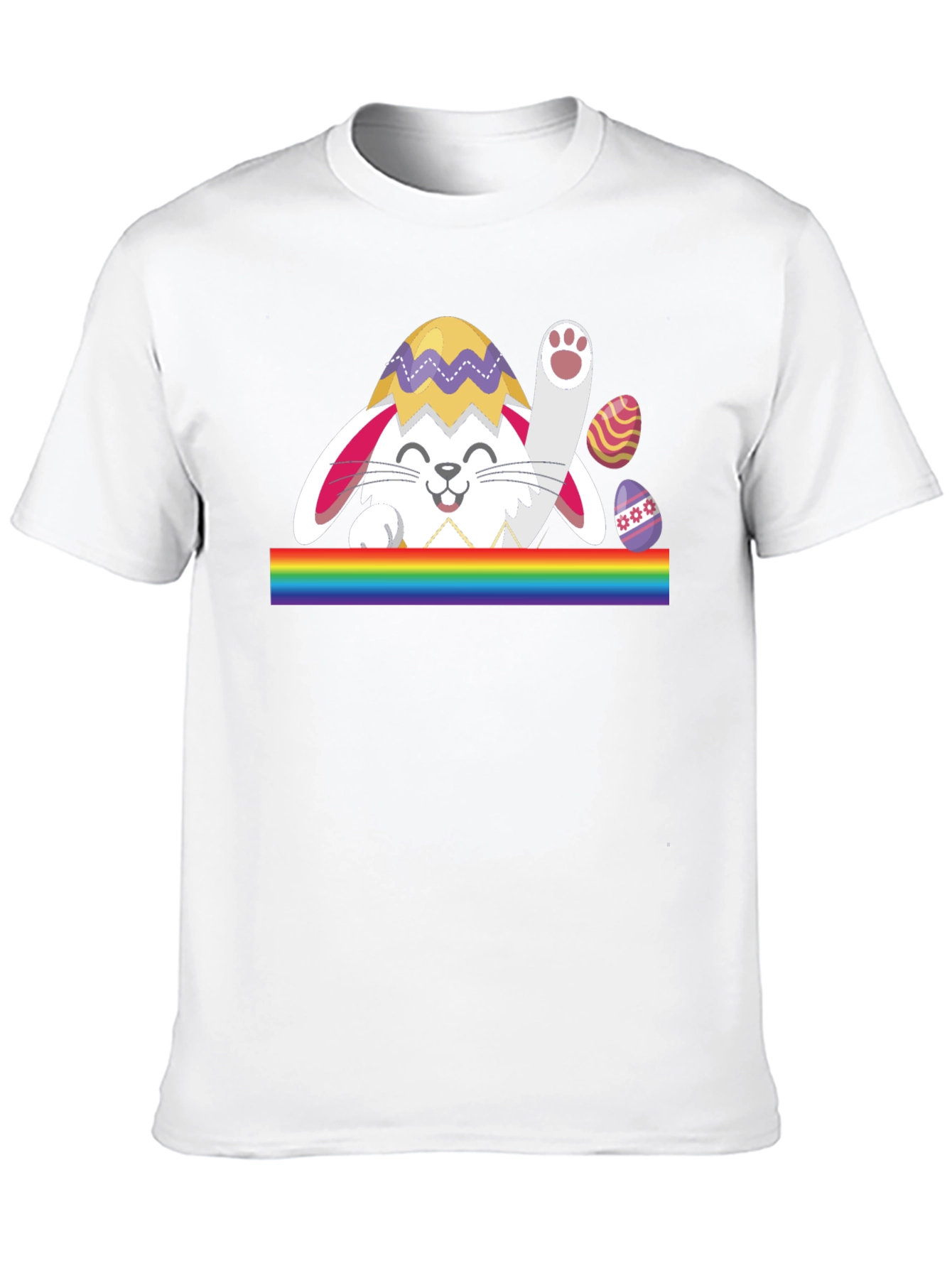 Easter Bunny Egg Rainbow T-Shirt