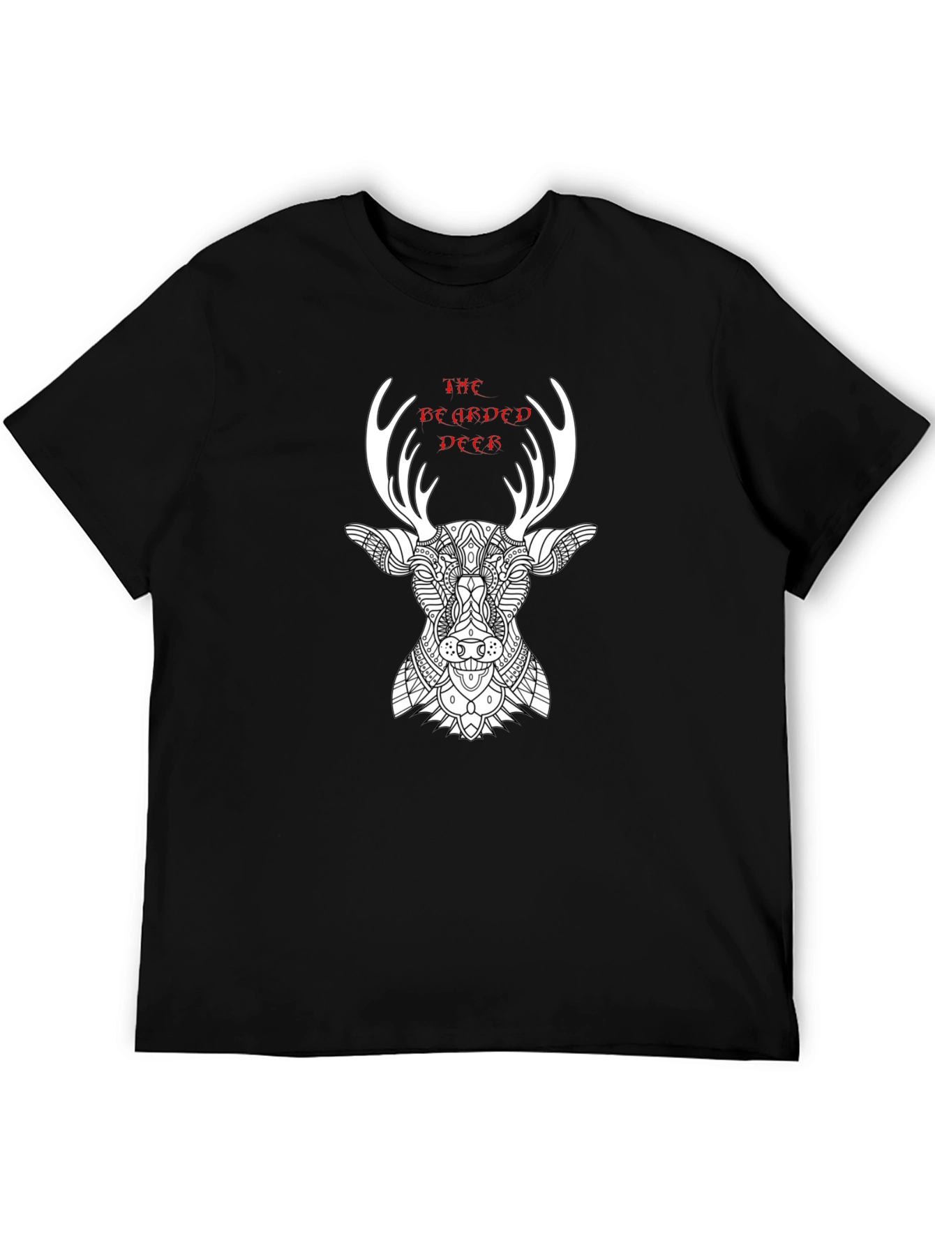 The Bearded Deer Graphic T-Shirt - Stylish Mens Tee