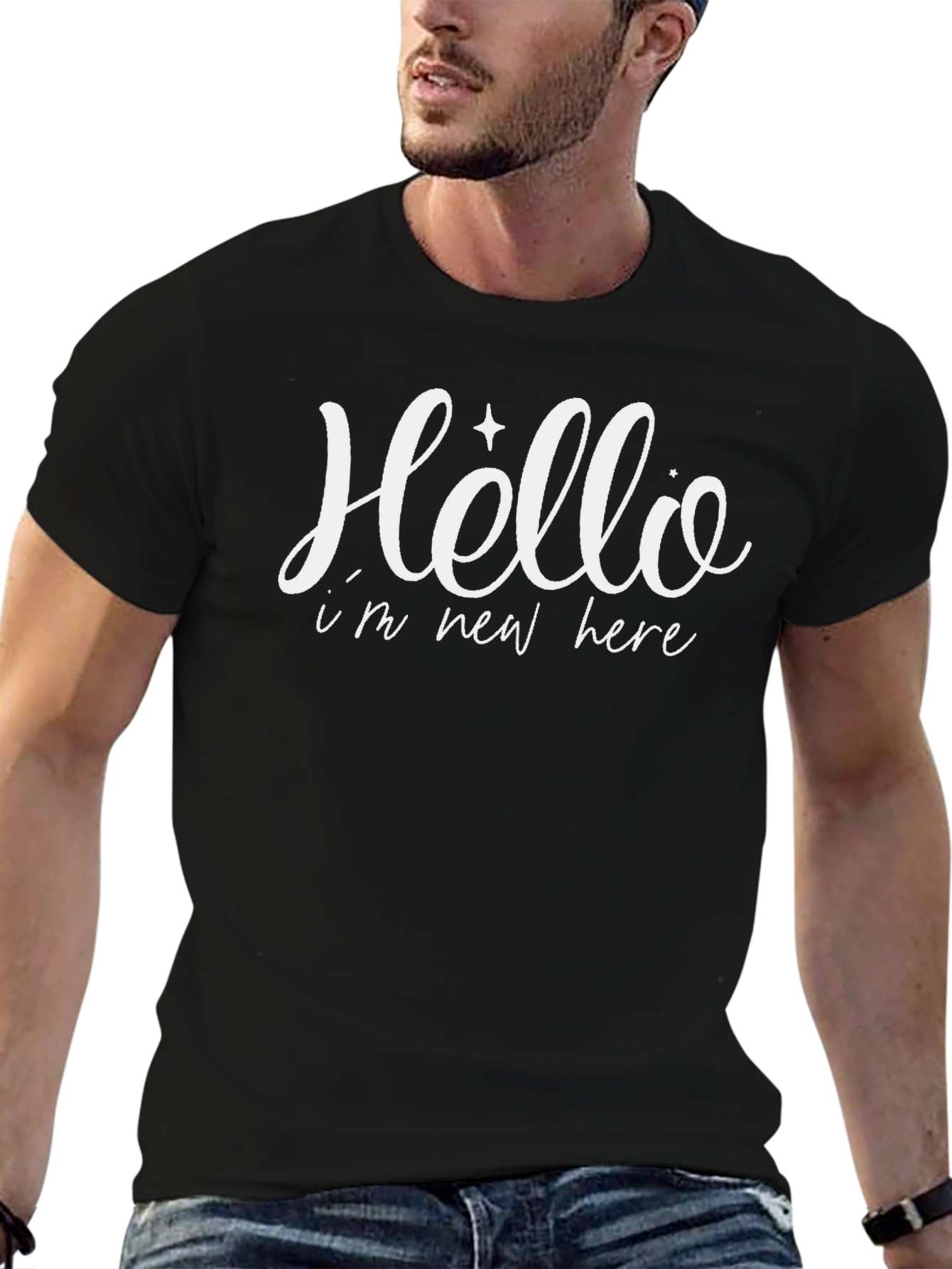Hello Im New Here Graphic T-Shirt