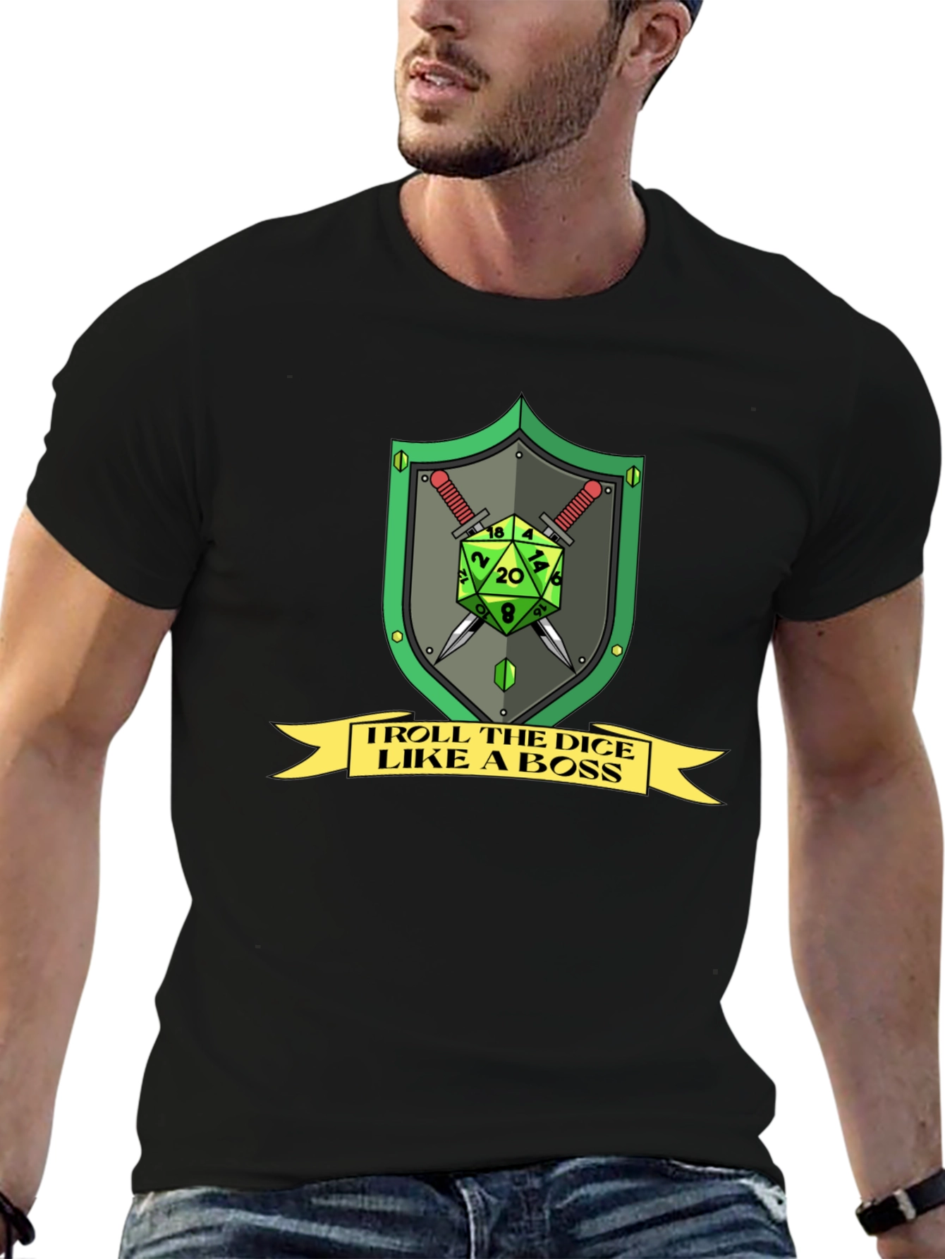 Troll the Dice Like a Boss Graphic Tee