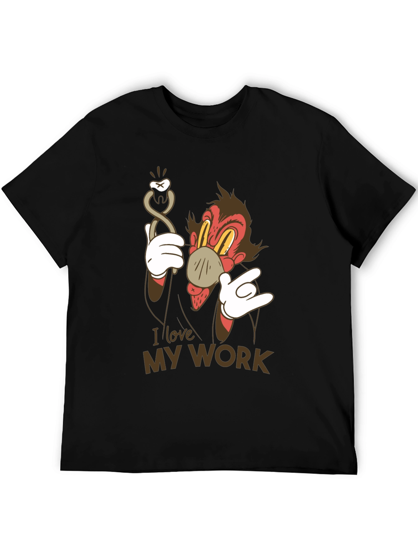 I Love My Work Cartoon Dental T-Shirt