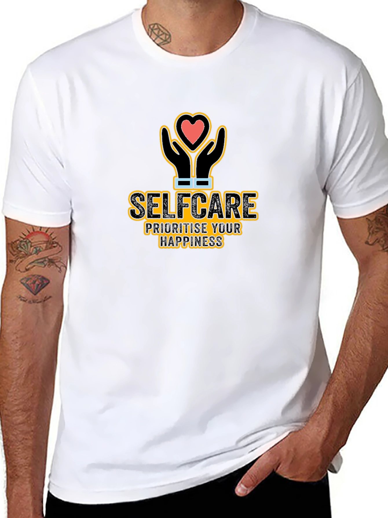 Selfcare Graphic Tee - Prioritize Your Happiness