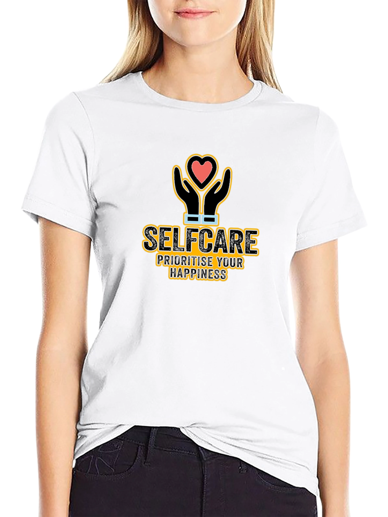 Selfcare Graphic Tee - Prioritize Your Happiness