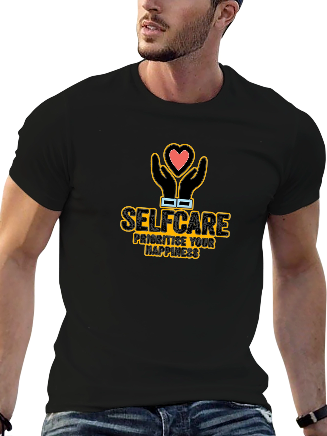 Selfcare Graphic Tee - Prioritize Your Happiness