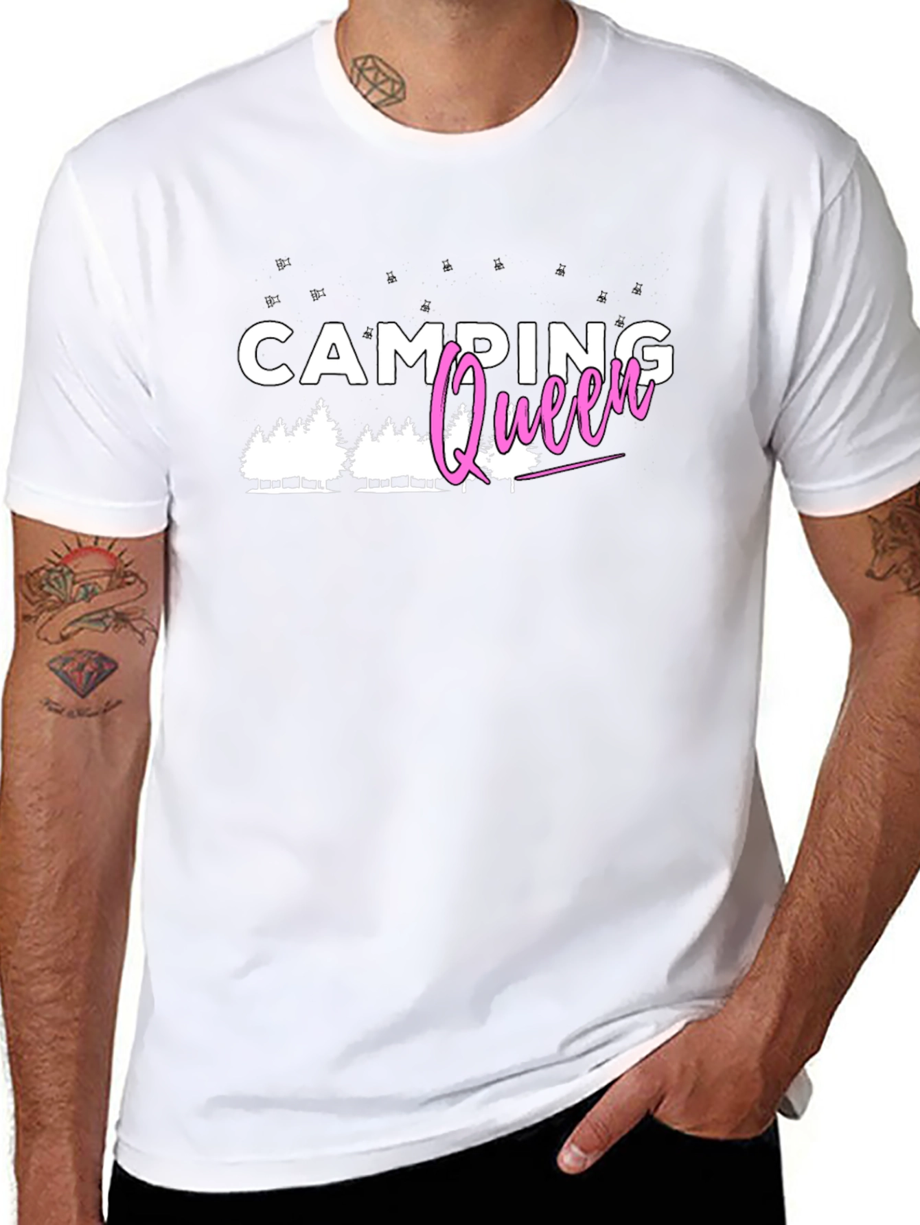 Camping Queen Graphic Tee
