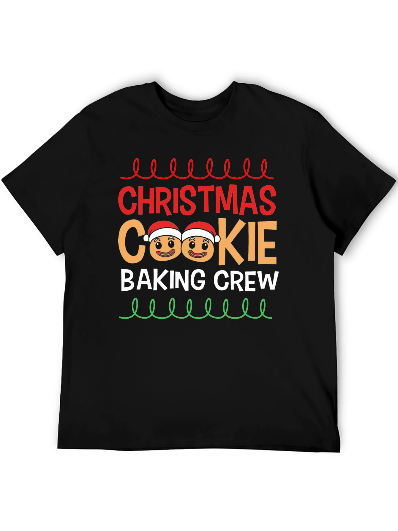 Christmas Cookie Baking Crew Graphic T-Shirt