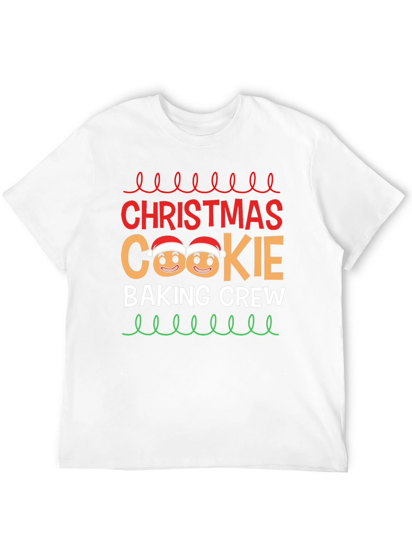 Christmas Cookie Baking Crew Graphic T-Shirt