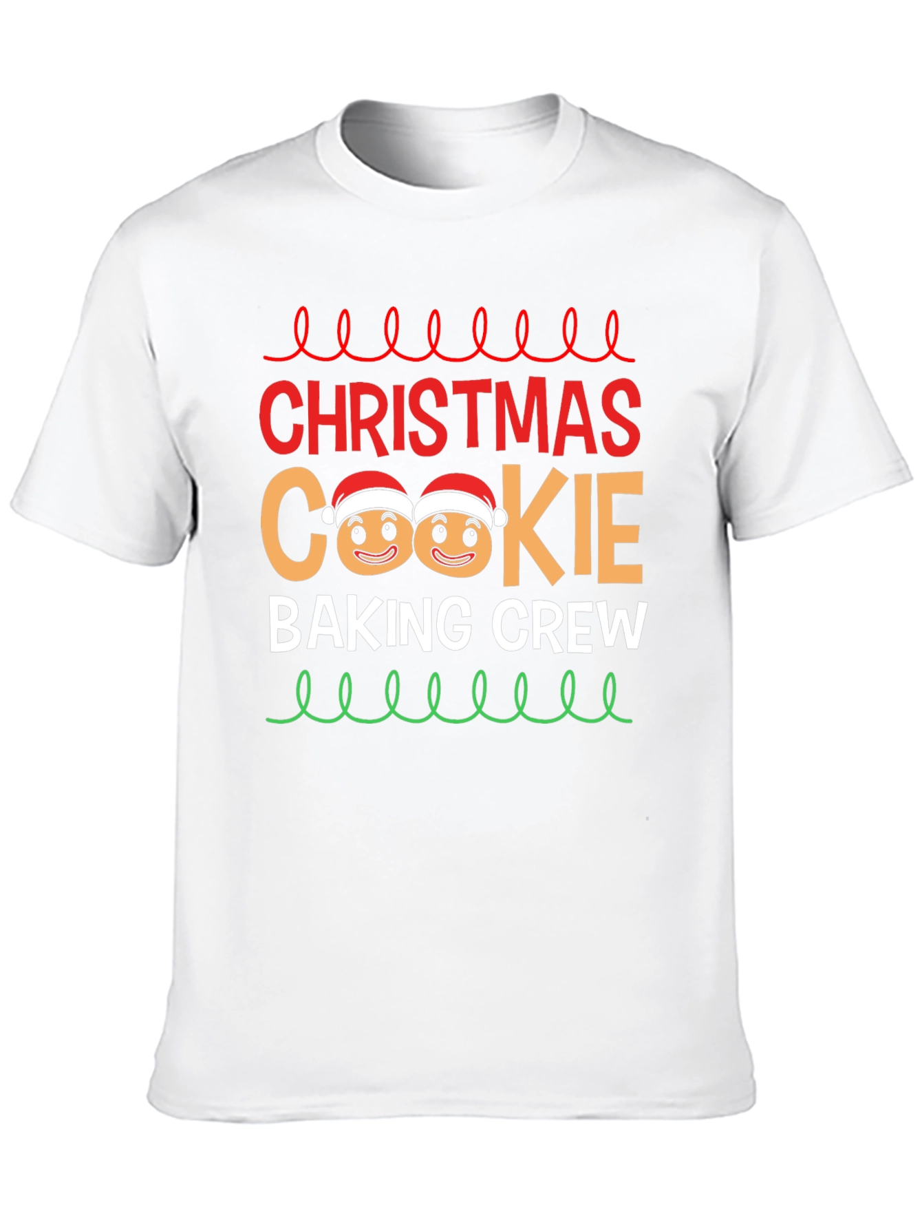 Christmas Cookie Baking Crew Graphic T-Shirt