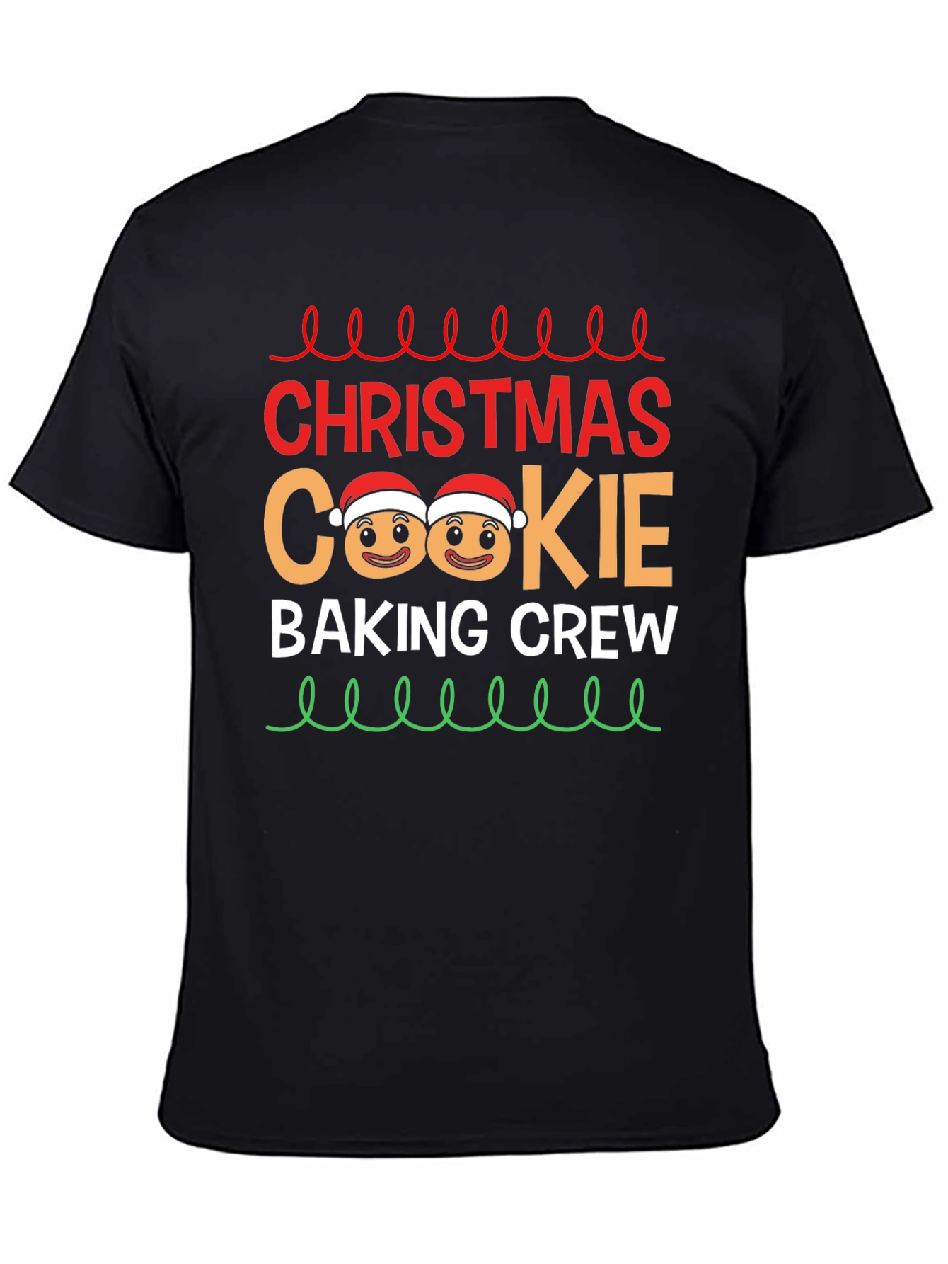 Christmas Cookie Baking Crew Graphic T-Shirt