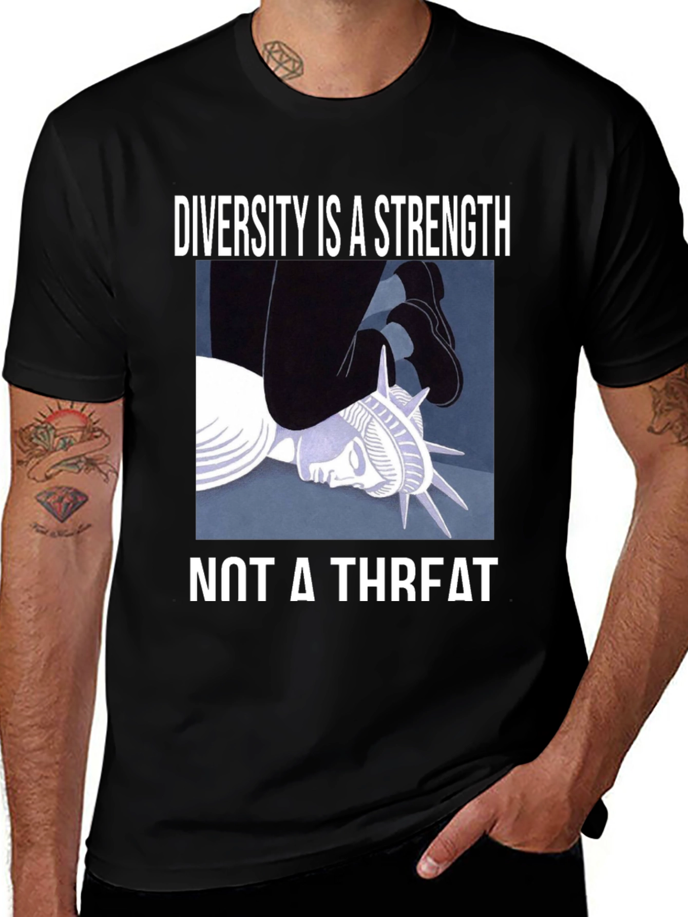 Diversity Strength T-Shirt - Liberty Design