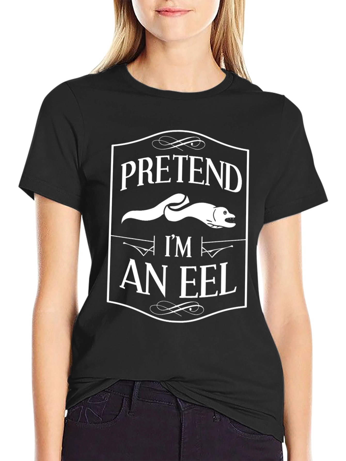 Pretend Im an Eel Graphic Novelty T-Shirt