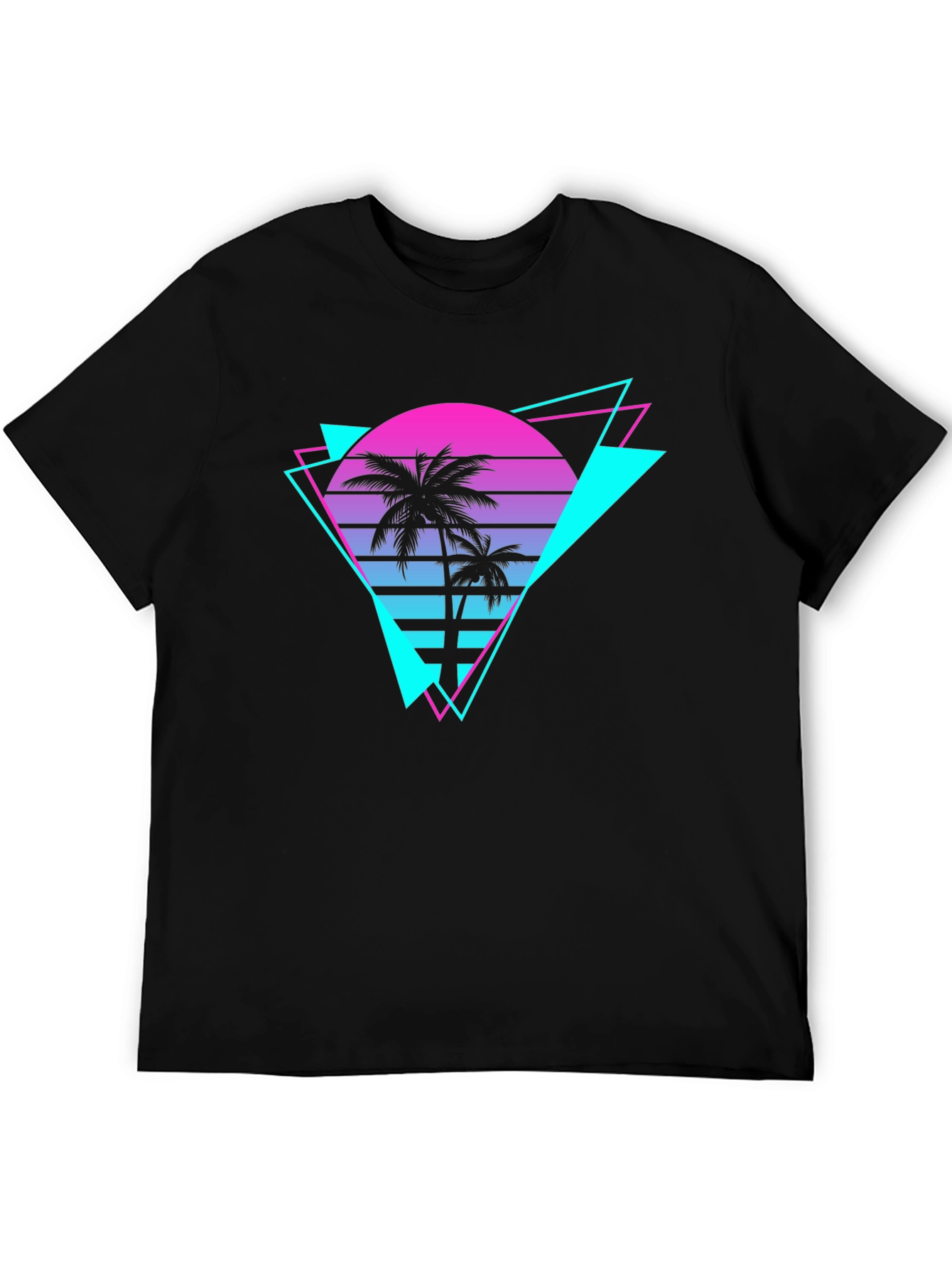 Retro Palm Tree Graphic T-Shirt