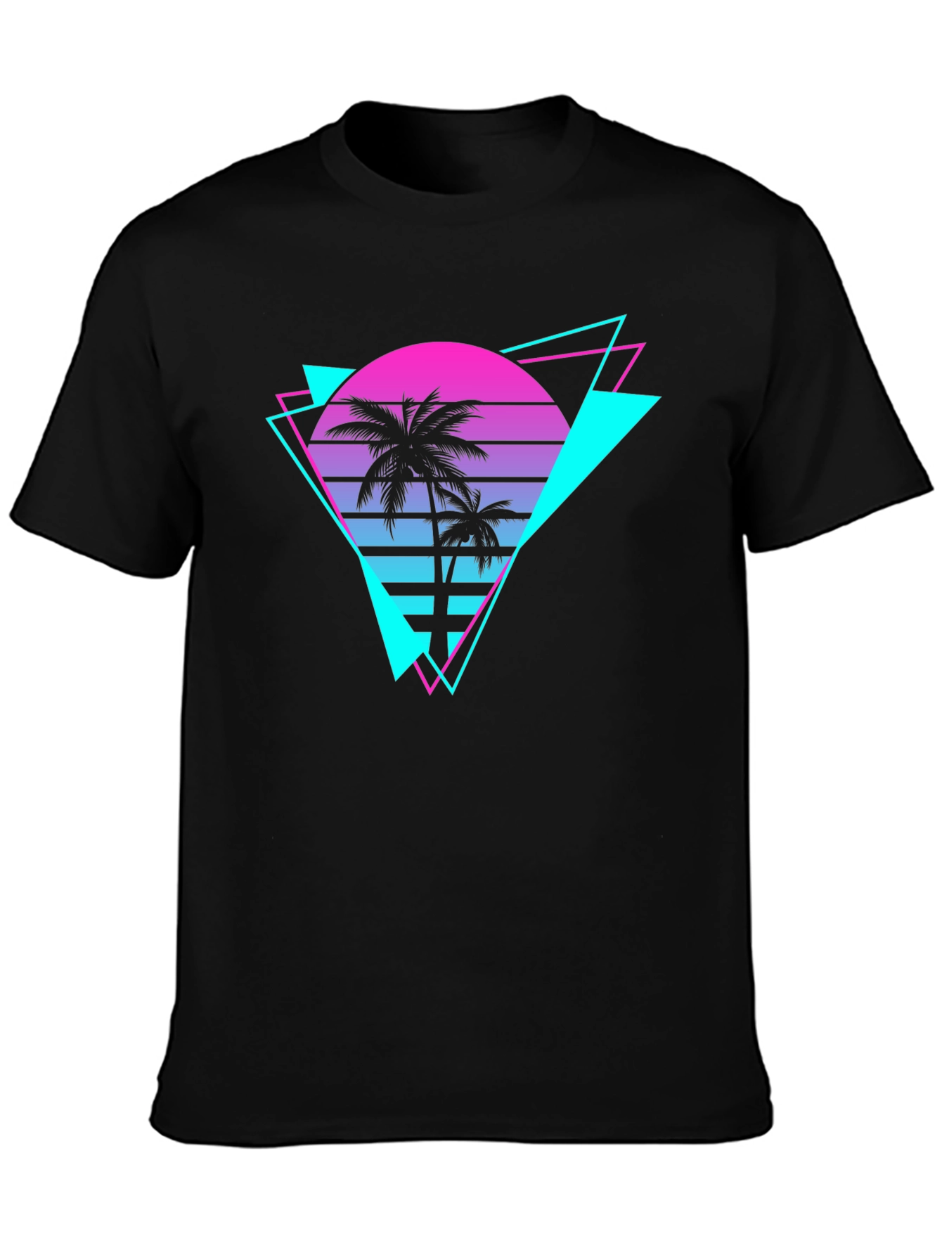 Retro Palm Tree Graphic T-Shirt