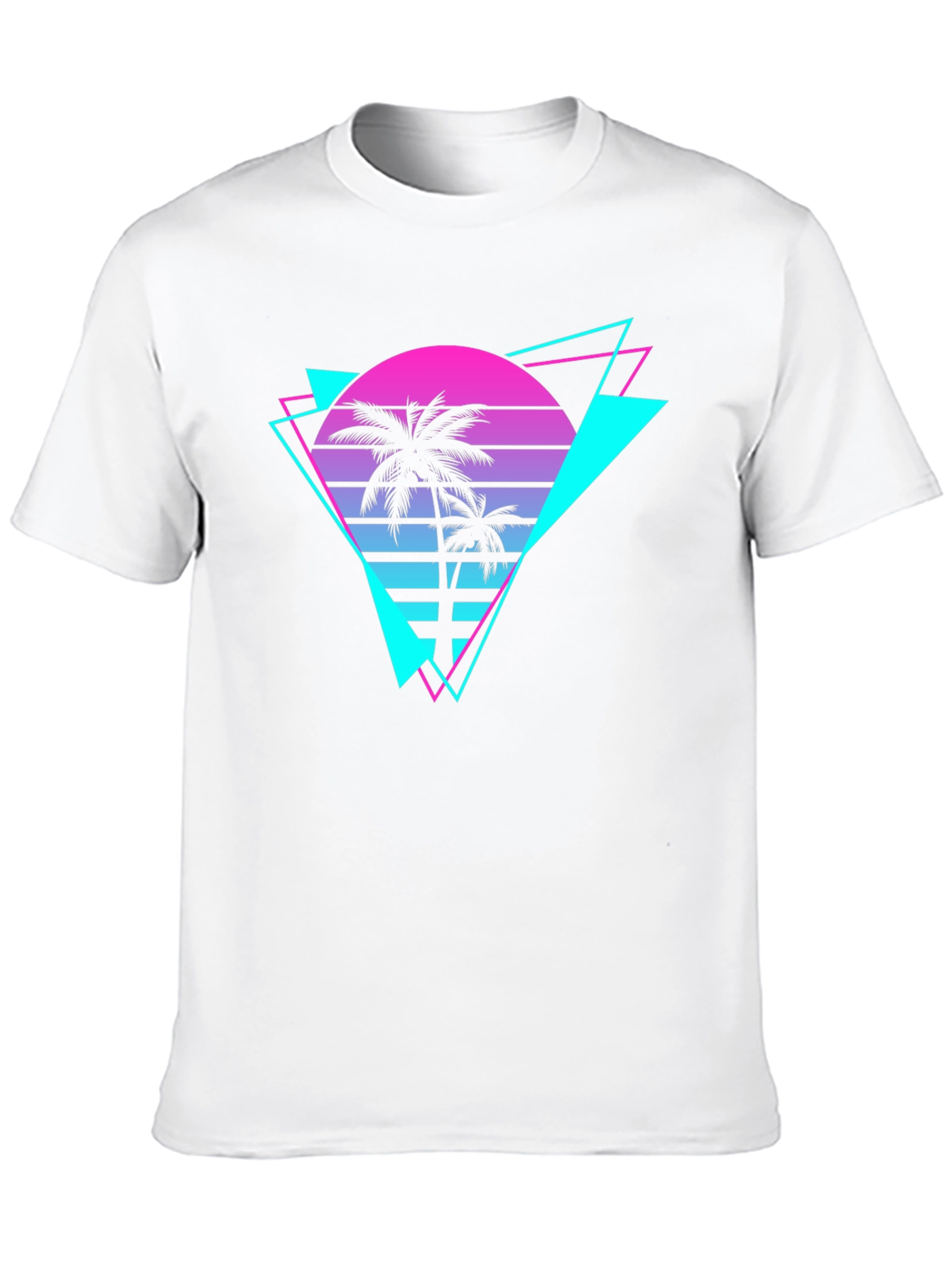Retro Palm Tree Graphic T-Shirt
