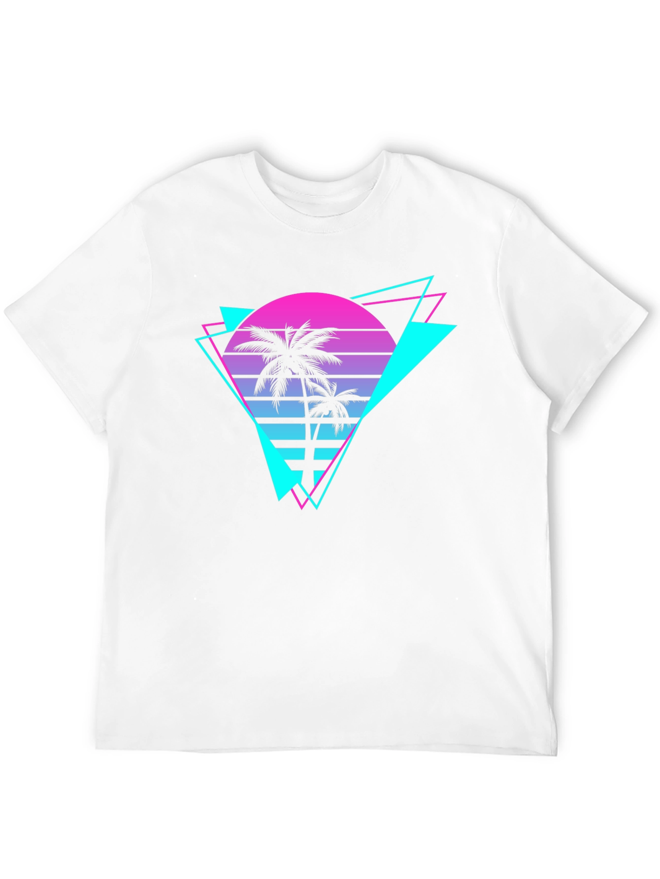 Retro Palm Tree Graphic T-Shirt