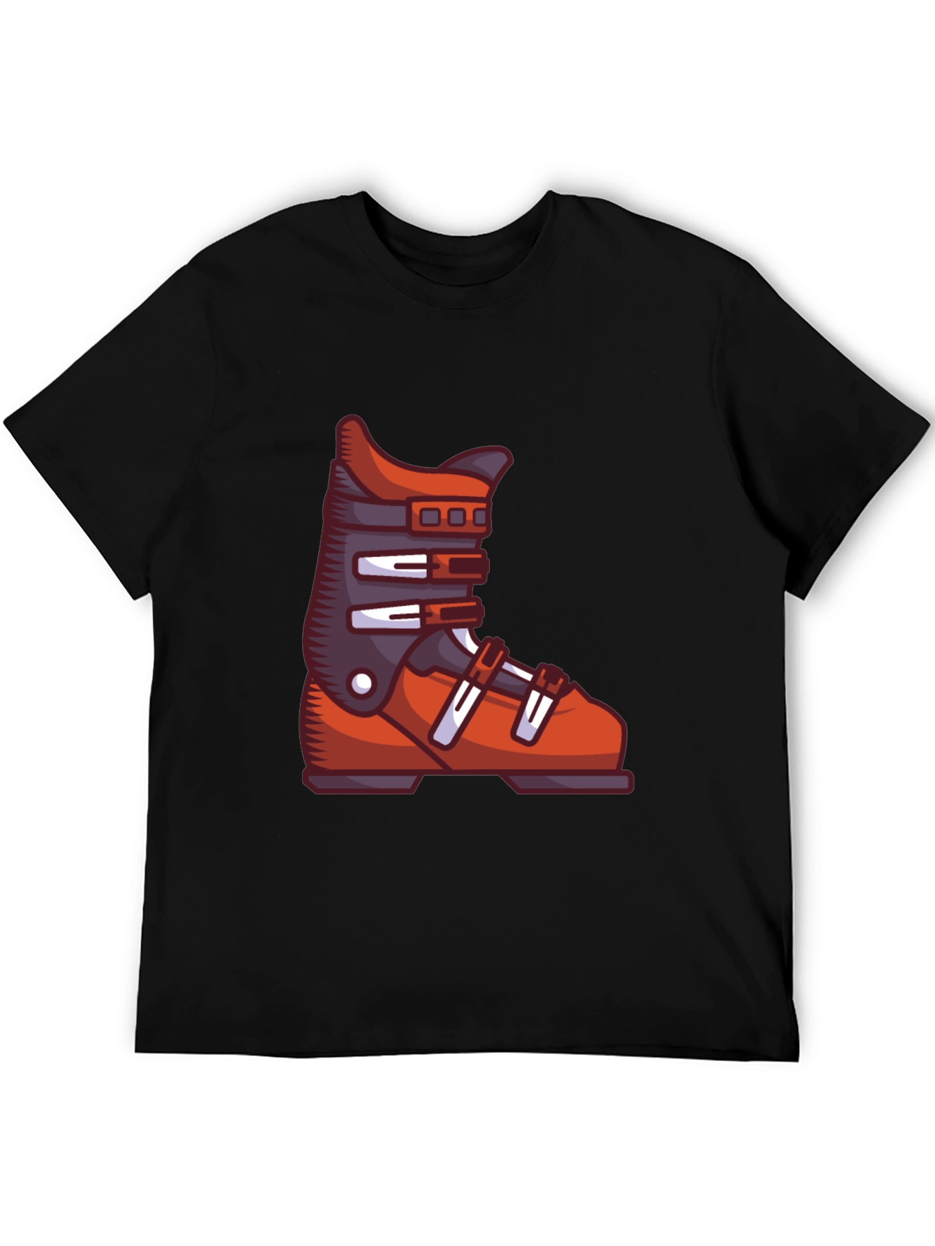 Ski Boot Graphic Tee - Stylish Comfort