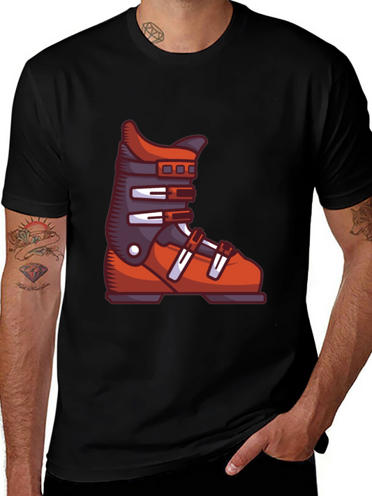 Ski Boot Graphic Tee - Stylish Comfort