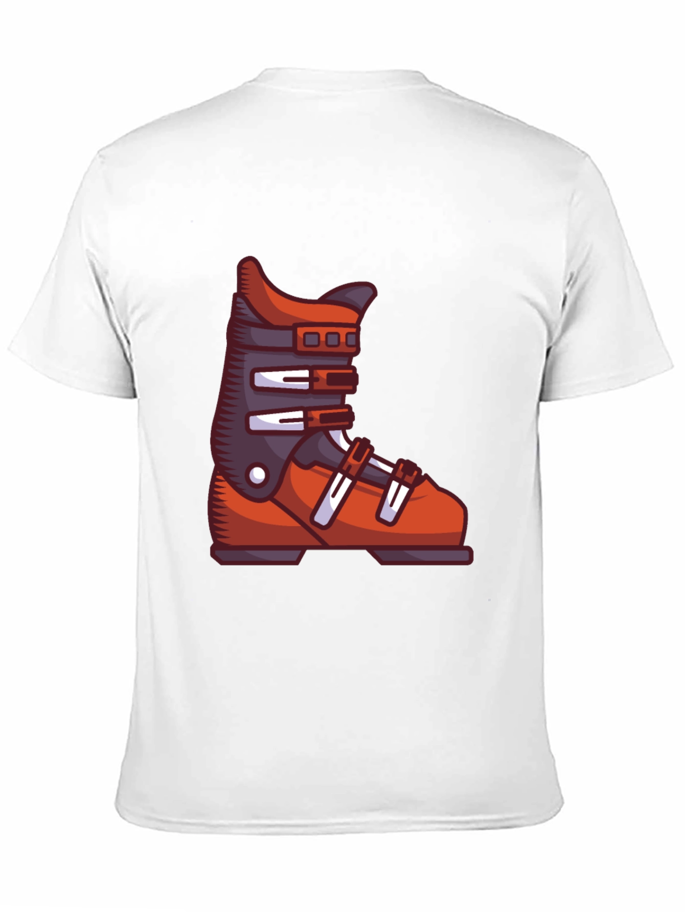 Ski Boot Graphic Tee - Stylish Comfort