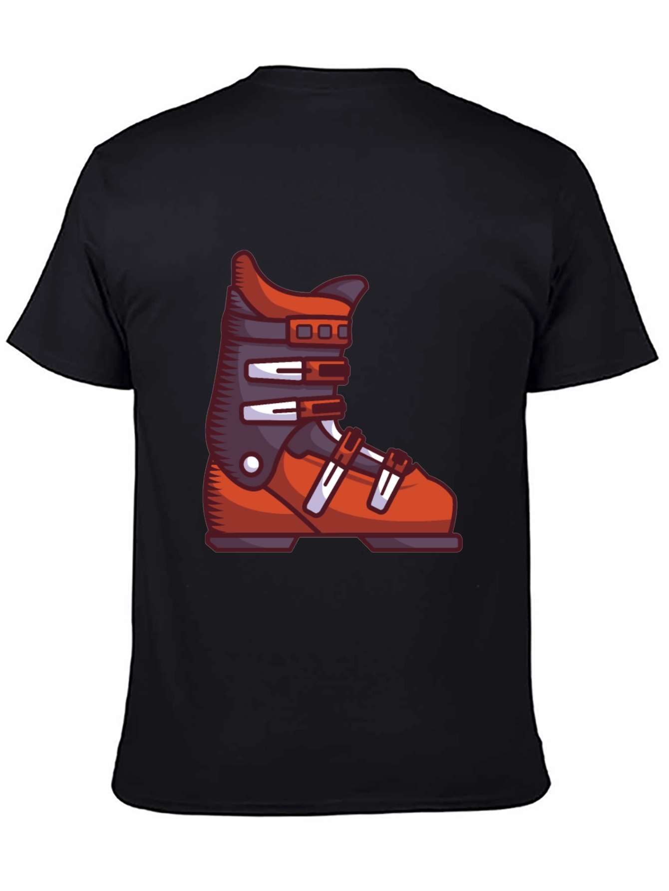 Ski Boot Graphic Tee - Stylish Comfort