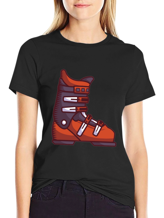 Ski Boot Graphic Tee - Stylish Comfort