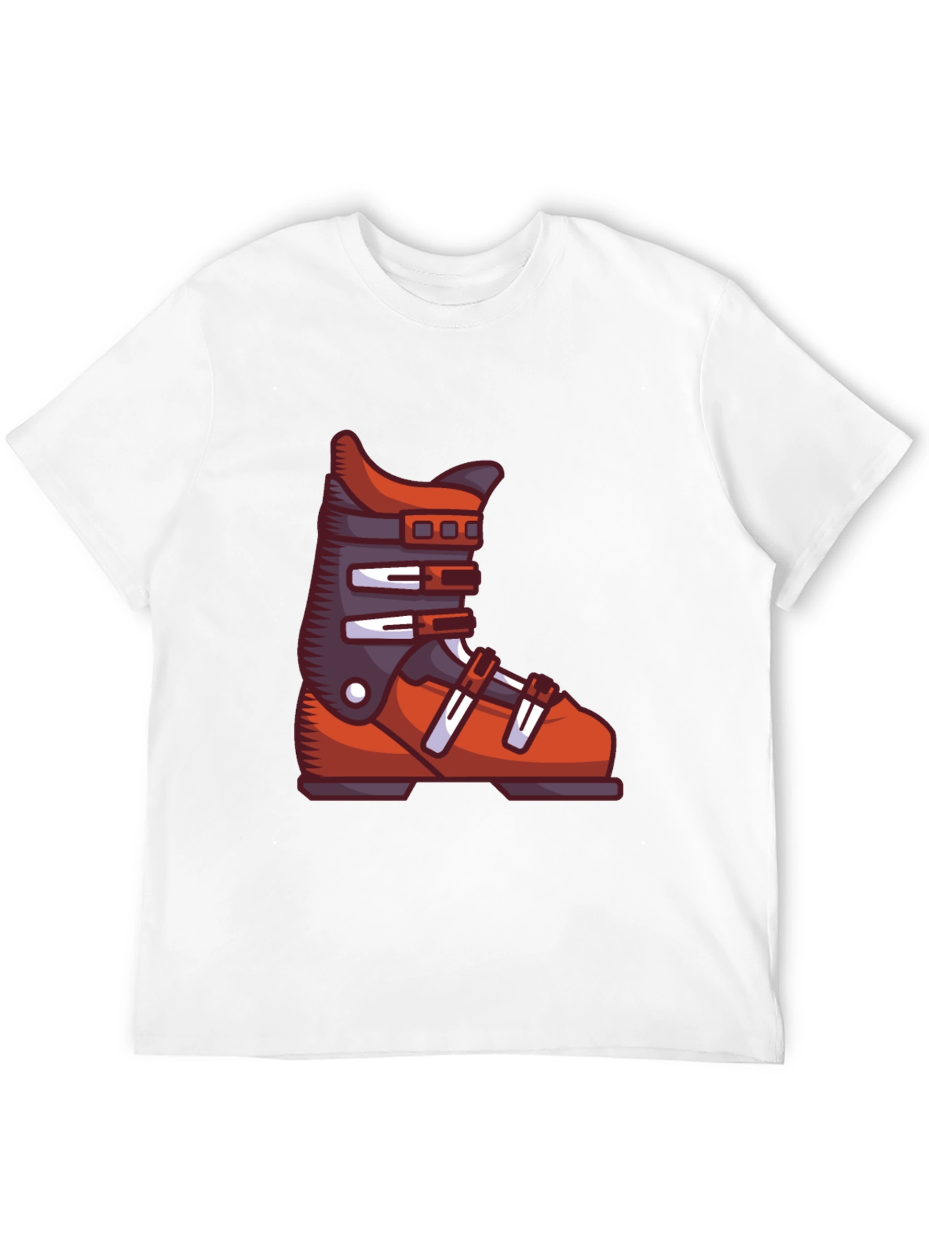Ski Boot Graphic Tee - Stylish Comfort