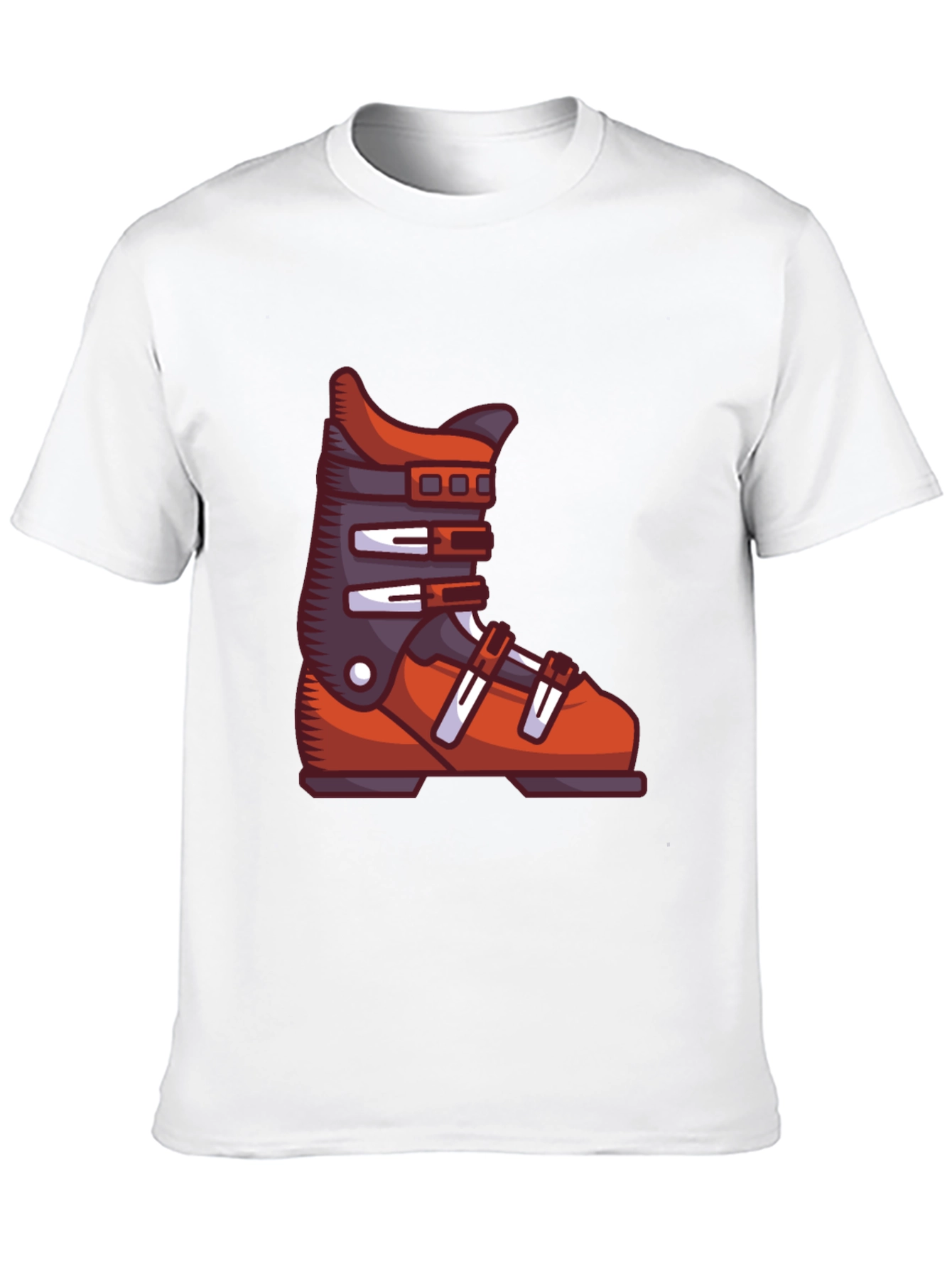 Ski Boot Graphic Tee - Stylish Comfort