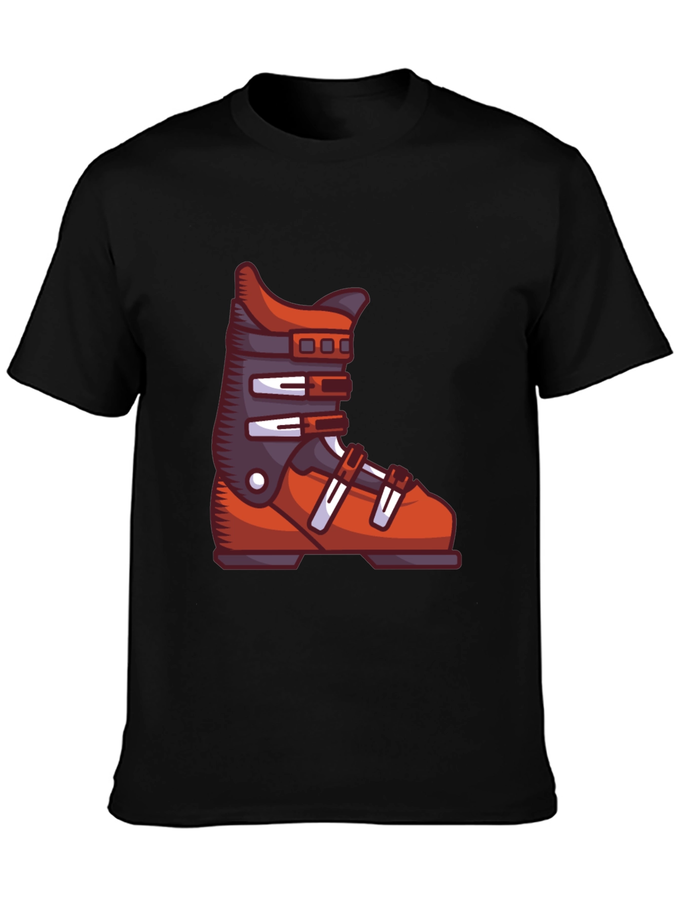 Ski Boot Graphic Tee - Stylish Comfort