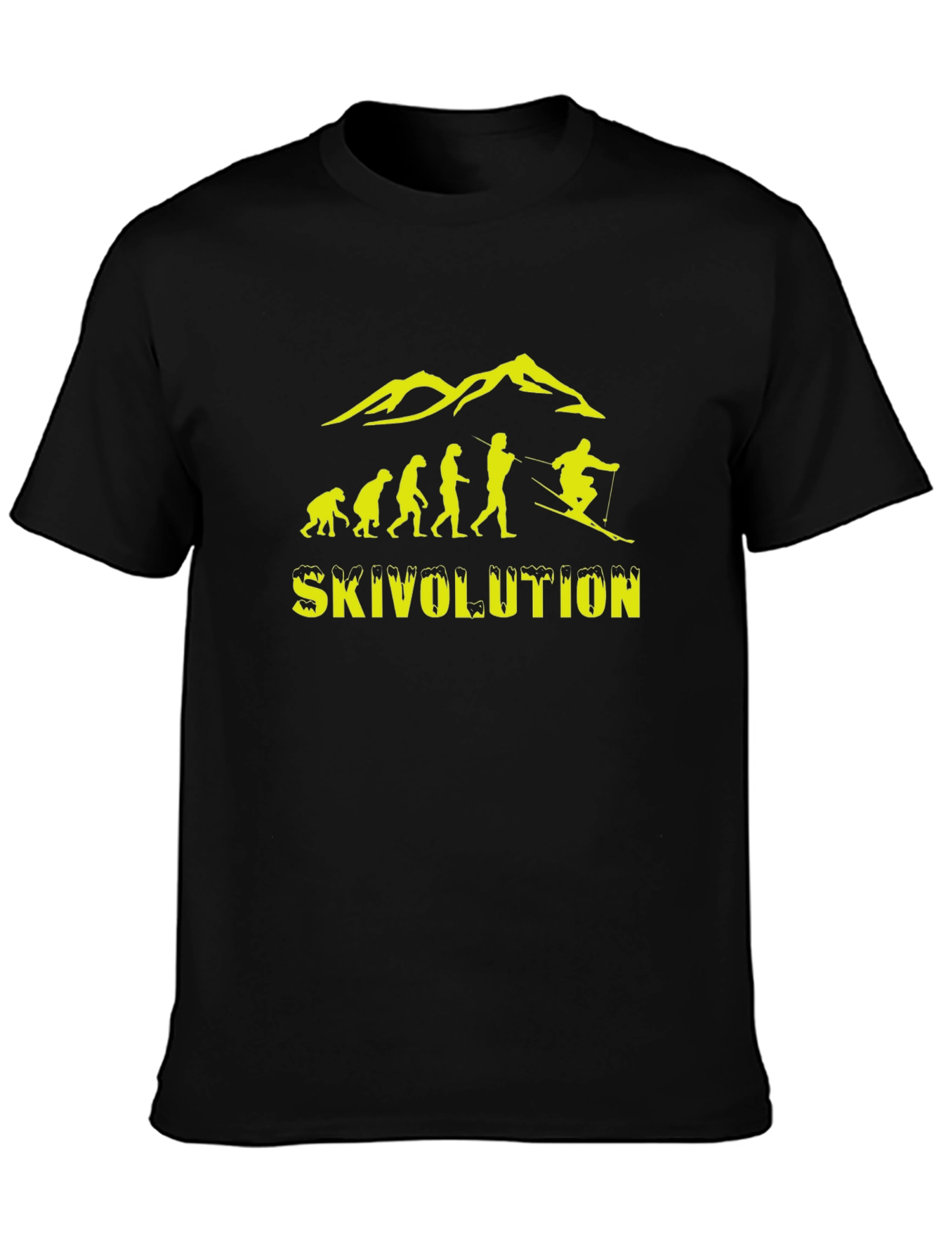 Skivolution Graphic Tee - Skiing Evolution T-Shirt