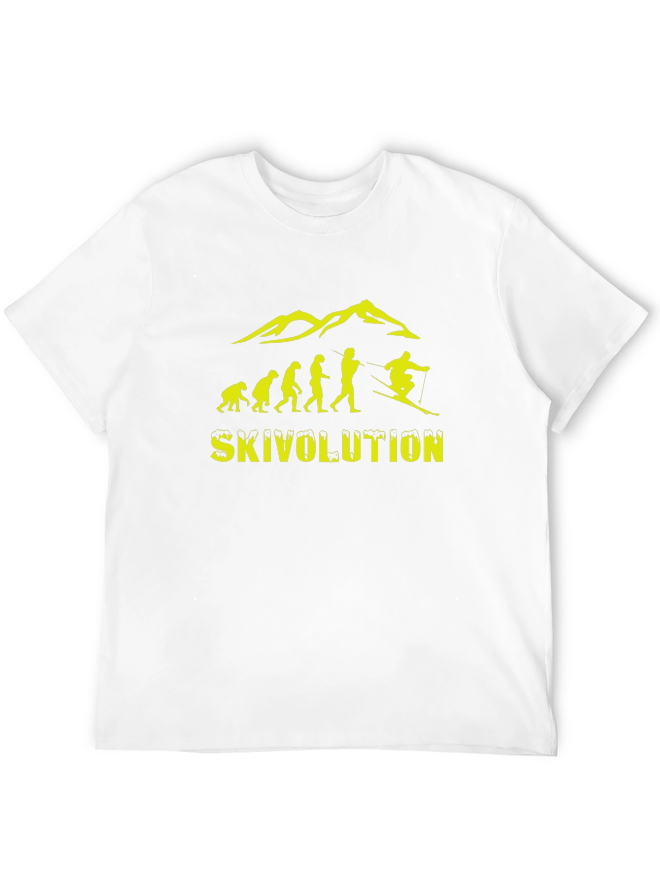 Skivolution Graphic Tee - Skiing Evolution T-Shirt