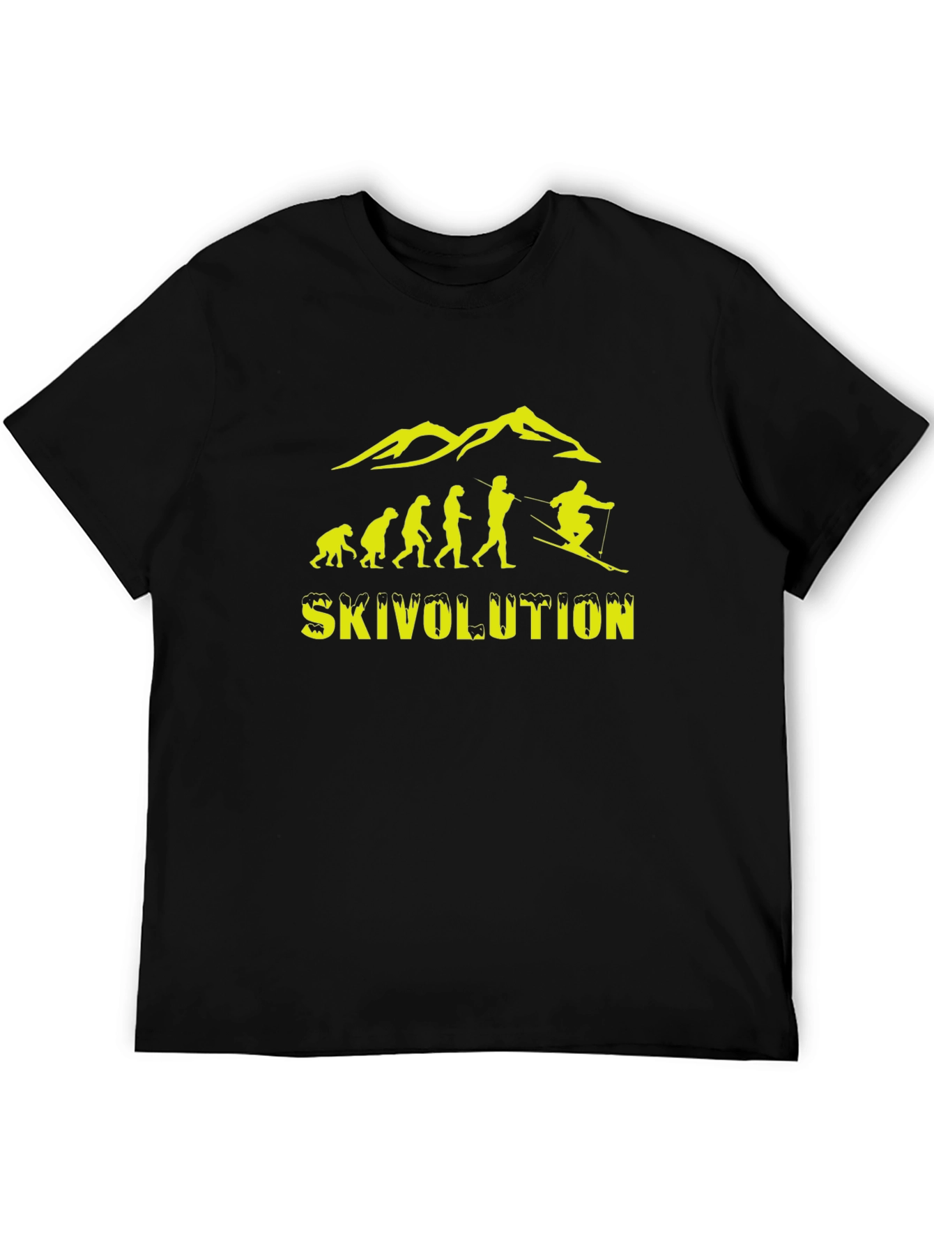 Skivolution Graphic Tee - Skiing Evolution T-Shirt