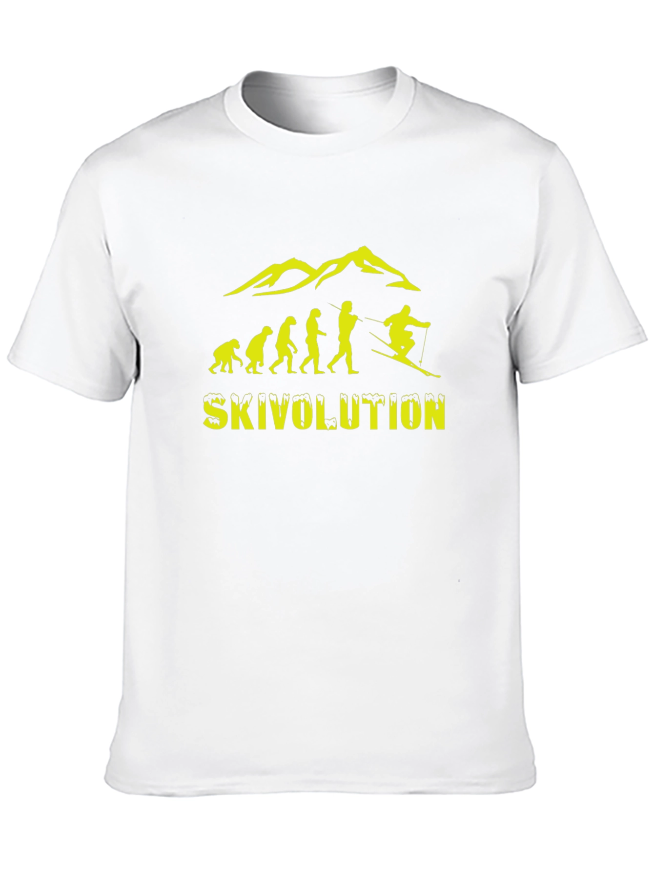 Skivolution Graphic Tee - Skiing Evolution T-Shirt