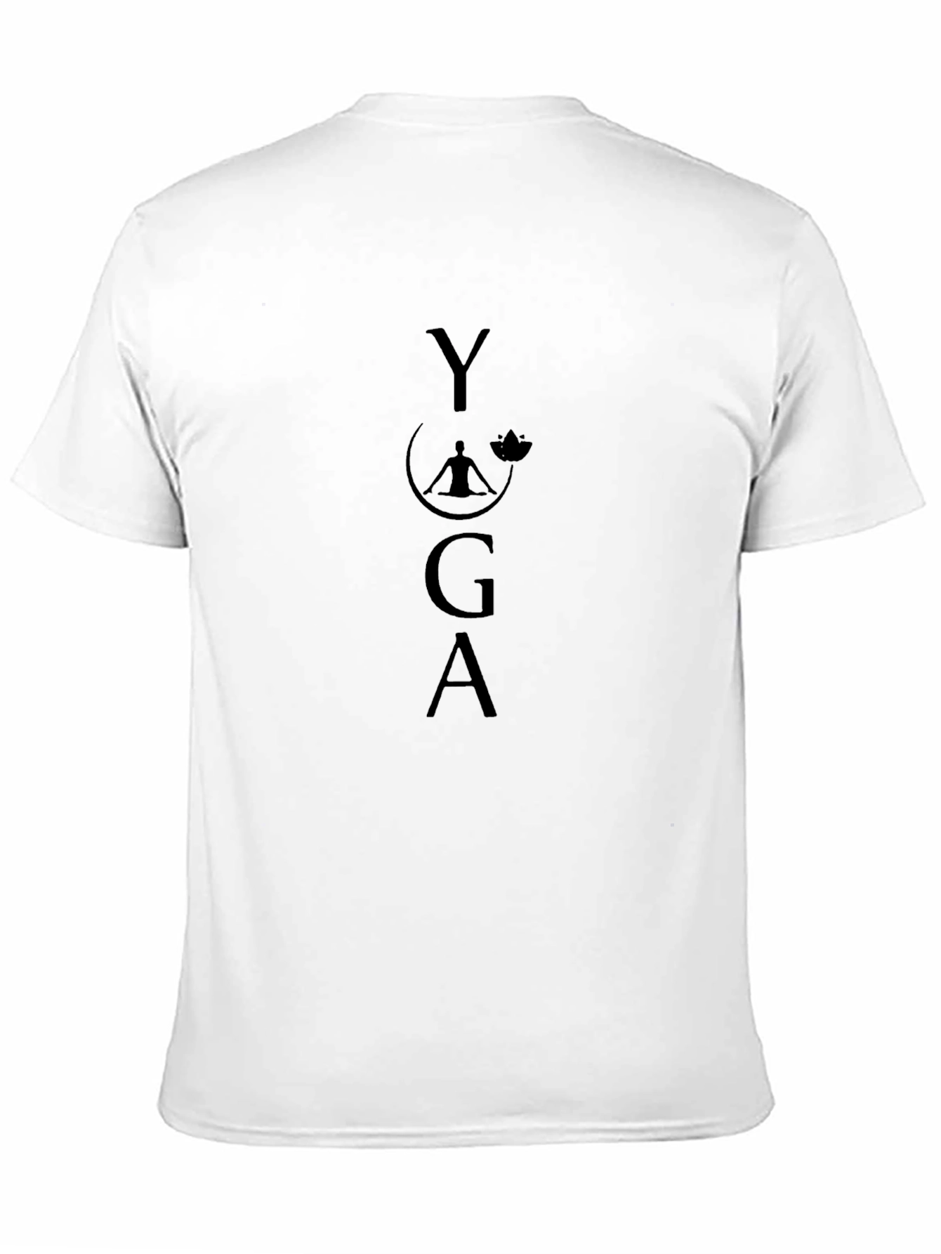 Yoga Meditation Graphic Black T-Shirt