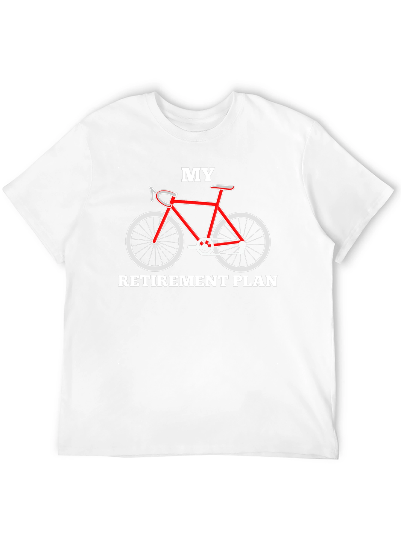 My Retirement Plan Bicycle Graphic T-Shirt