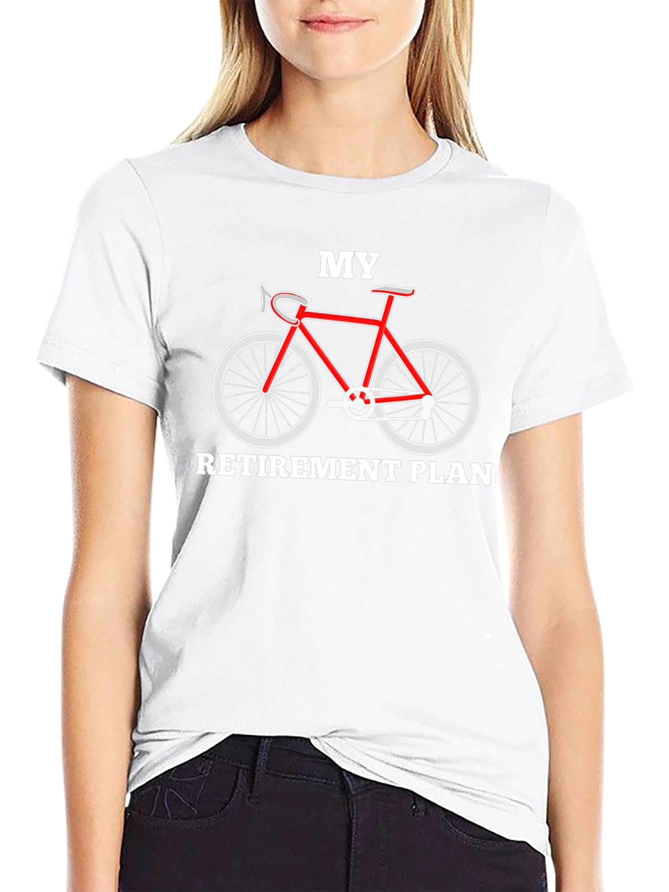 My Retirement Plan Bicycle Graphic T-Shirt